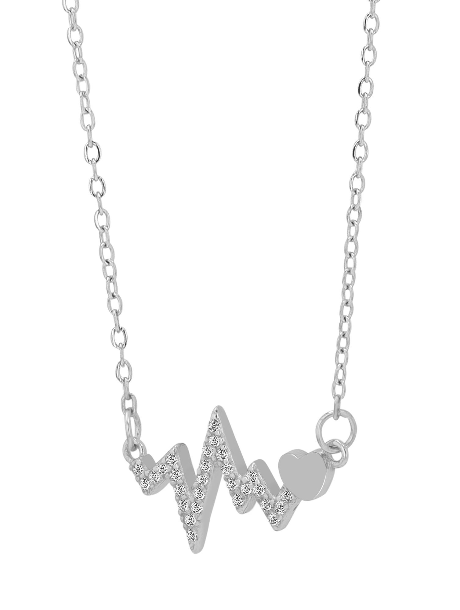 Adelia´s Gliederkette »Damen Halskette aus 925 Silber mit Zirkonia 42+5«