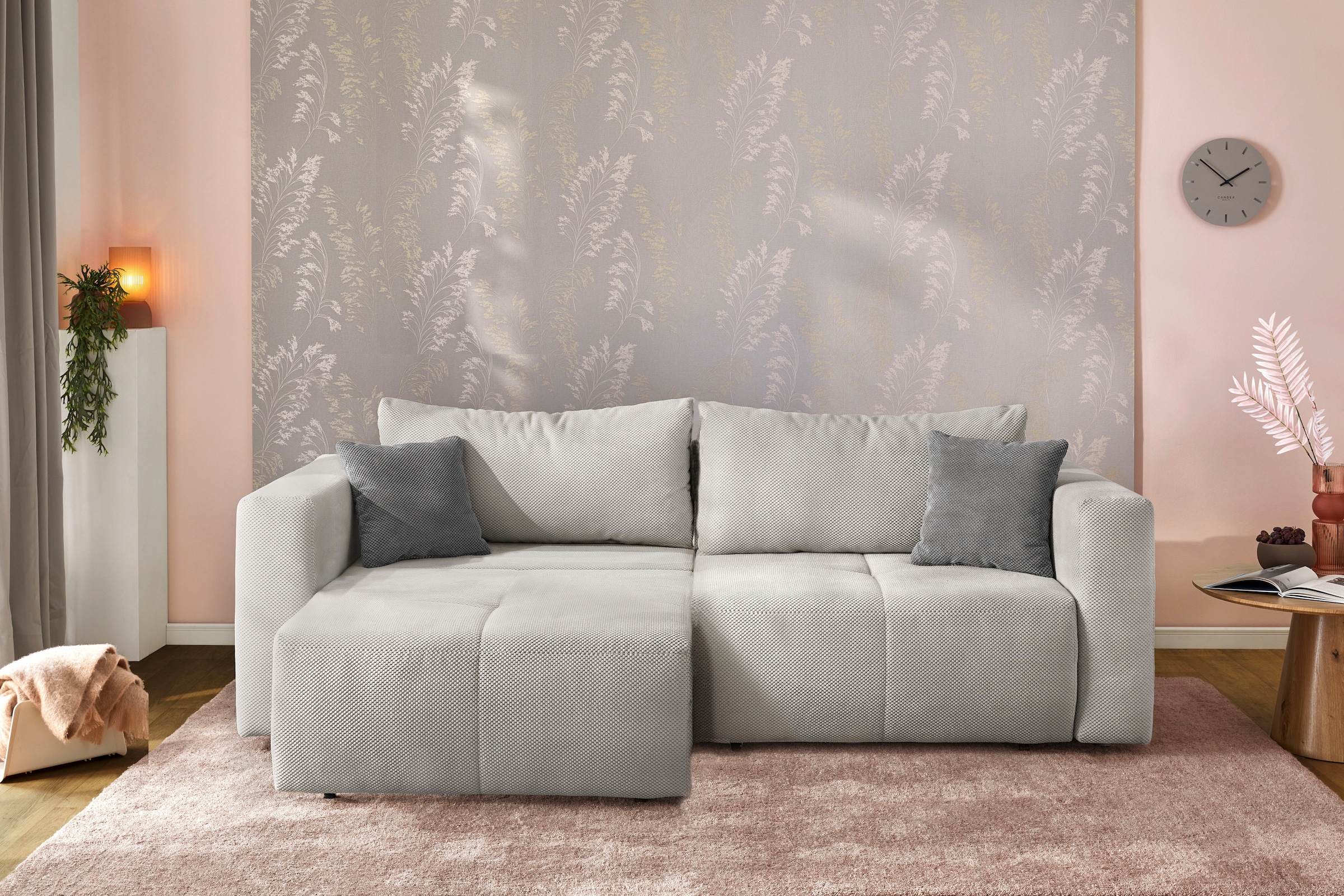 Jockenhöfer Gruppe Big-Sofa »Relax« Gästebettfunktion, Bettkasten, Sitzelemente einzeln ausziehbar