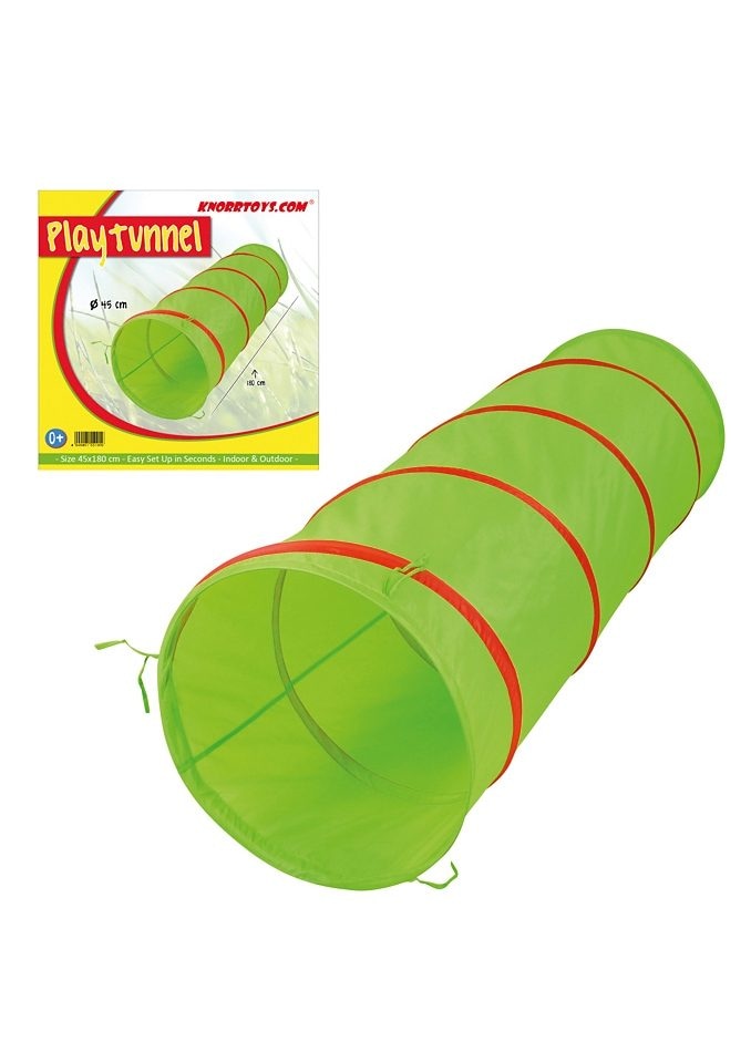 Knorrtoys® Spieltunnel »Zelttunnel, grün/rot«