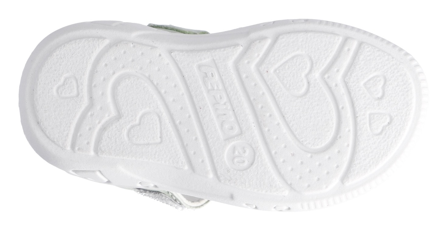 PEPINO by RICOSTA Sandale »Tia WMS: mittel«  , Klettsandale im Regenbogendesign, WMS, Größenschablone zum Download