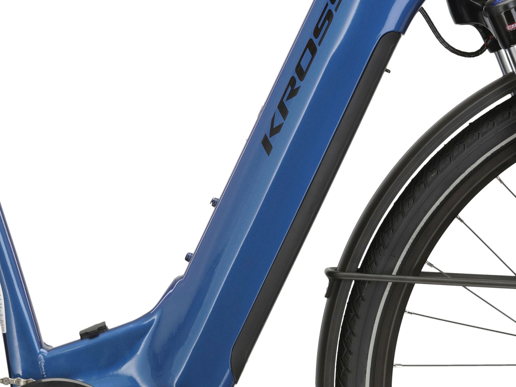 Kross E-Bike »E-Trekkingrad Trans Hybrid LS 3.0 28 Zoll blau«, 8 Gang, Shimano, Acera T3000, Mittelmotor 250 W, Pedelec, Elektrofahrrad für Damen und Herren