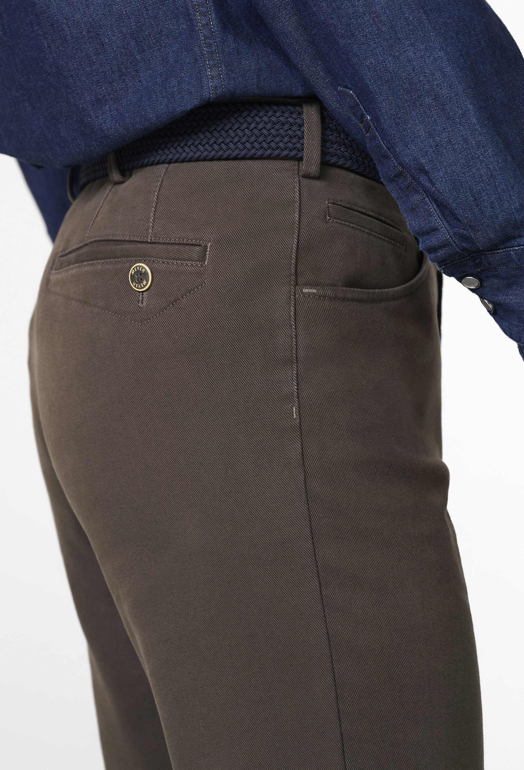 MEYER Chinohose »DUBLIN«  aus warmem Winter-Twill