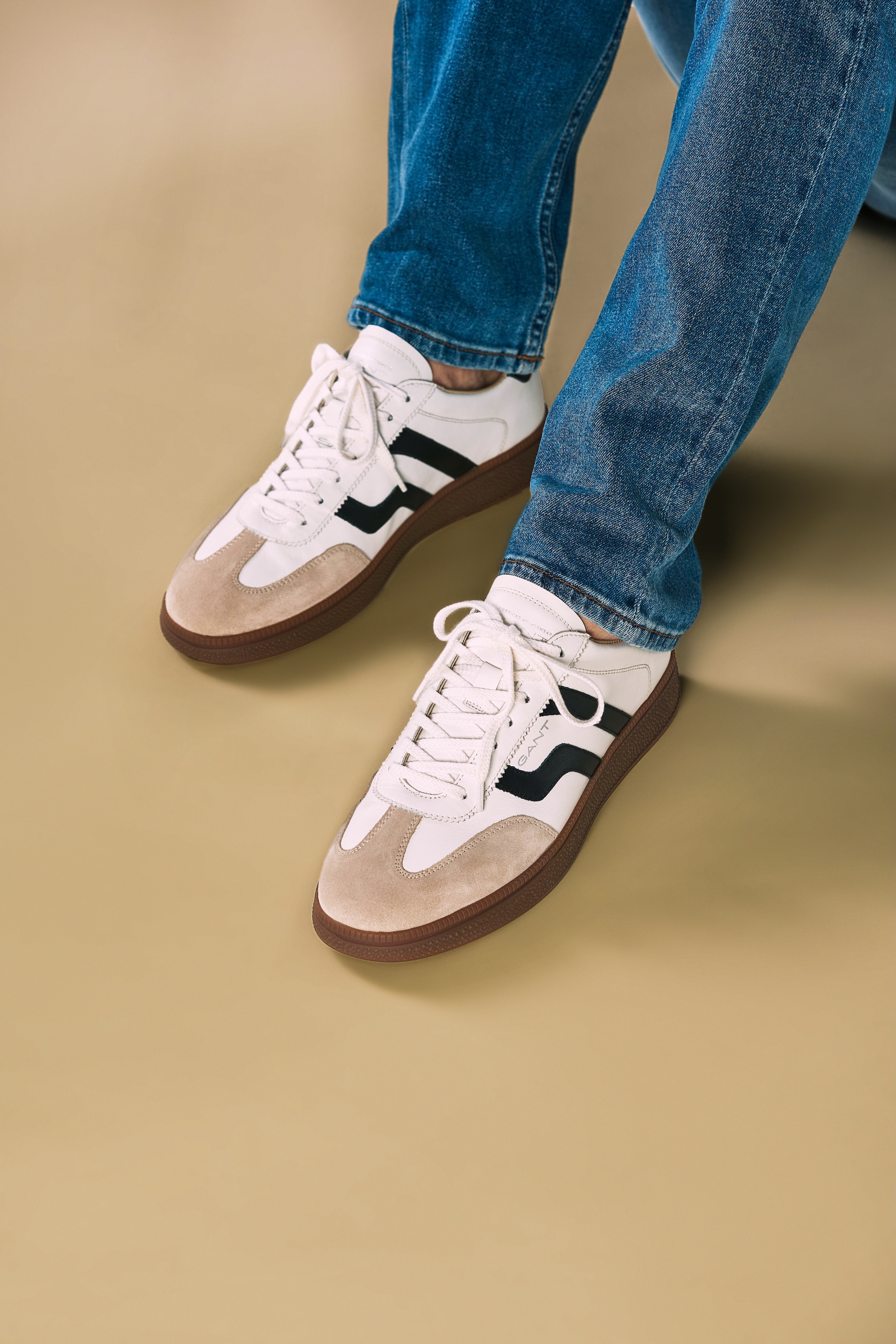 Gant Sneaker »Cuzmo«, Retro Sneaker, Schnürschuh mit Lederinnenausstattung