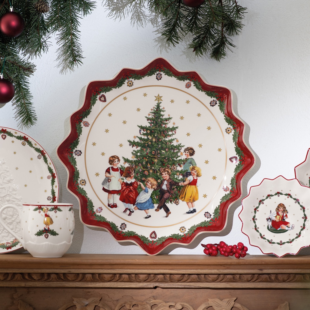 Villeroy & Boch Servierplatte »Gebäckteller "Kinder tanzen" Toy's Fantasy ø 39,2 cm bunt«