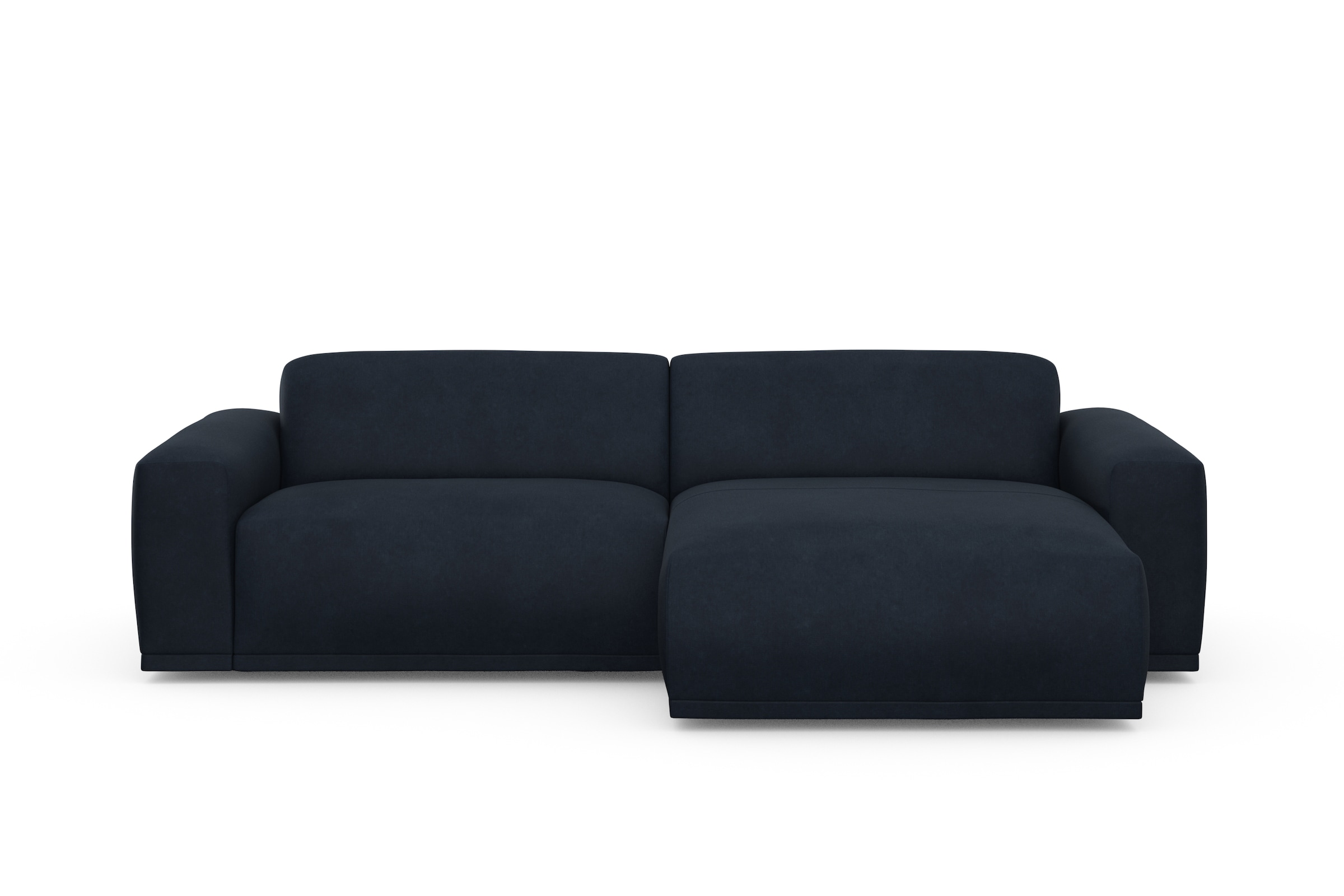 TRENDMANUFAKTUR Ecksofa »Braga, mit hochwertigem Kaltschaum, L-Form, in Cord erhältlich«, (2 St.), modernes Sofa, Couch mit hohem Sitzkomfort, 255/72/160 cm (B/H/T)