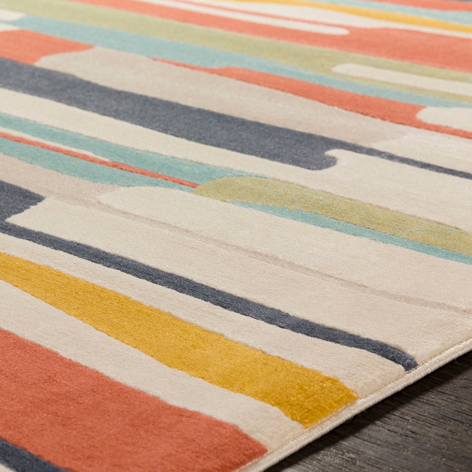 Livabliss Teppich »HOUSTON«, rechteckig, 11 mm Höhe, Skandi Design, Modern Boho Kurzflor Wohnzimmerteppich, Schlafzimmer
