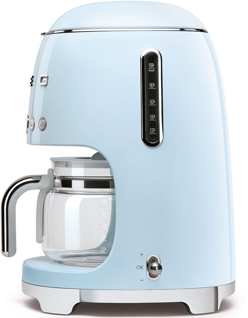 Smeg Filterkaffeemaschine »DCF02PBEU«, 1,4 l Kaffeekanne, Papierfilter, 1x4, inkl. Permanentfilter