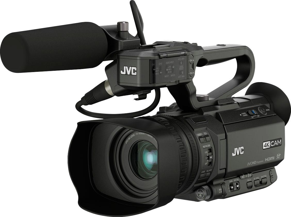 JVC Camcorder »GY-HM180E«, 4K Ultra HD, 12 fachx opt. Zoom