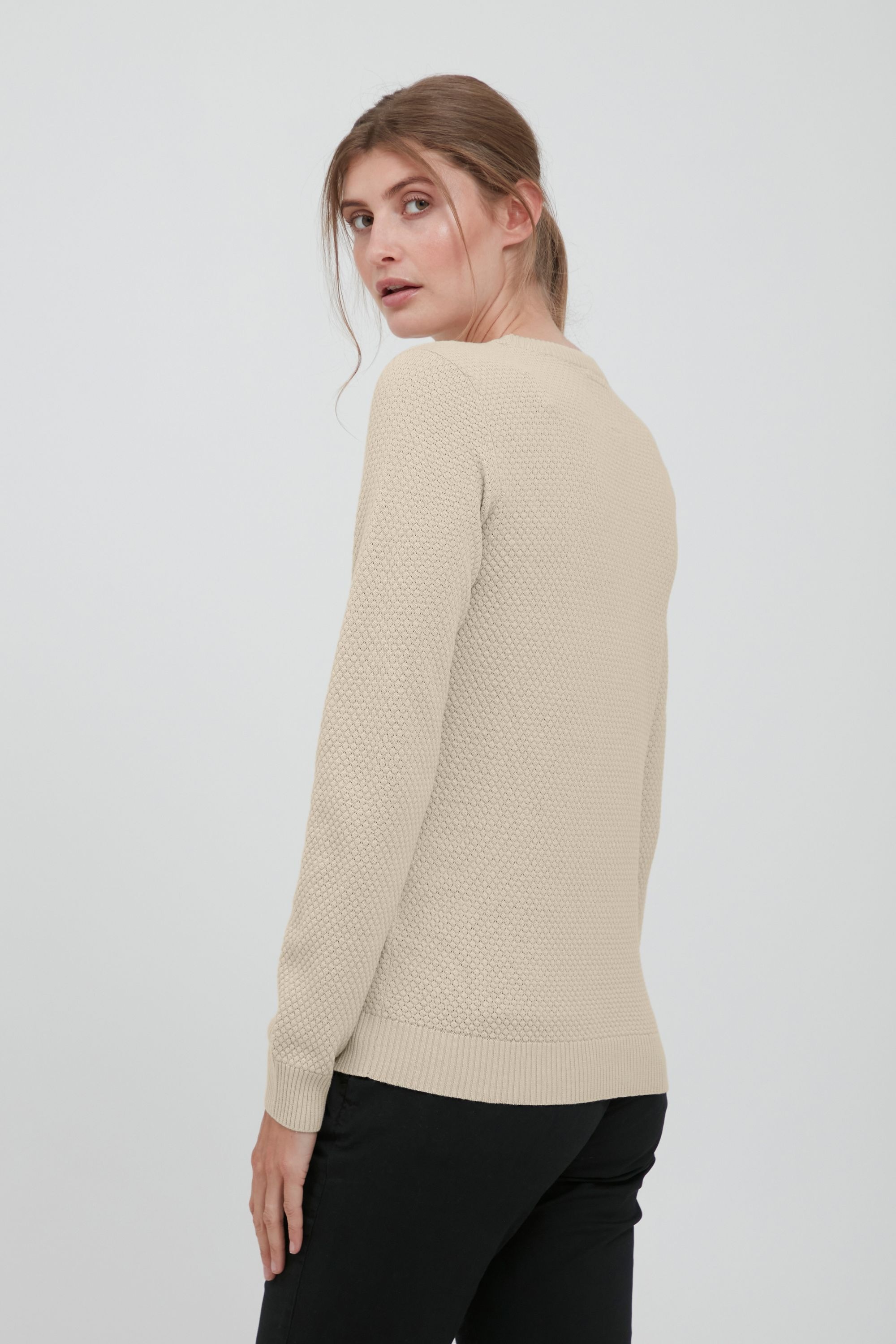 OXMO Strickfleece-Pullover »Strickpullover OXSarah«