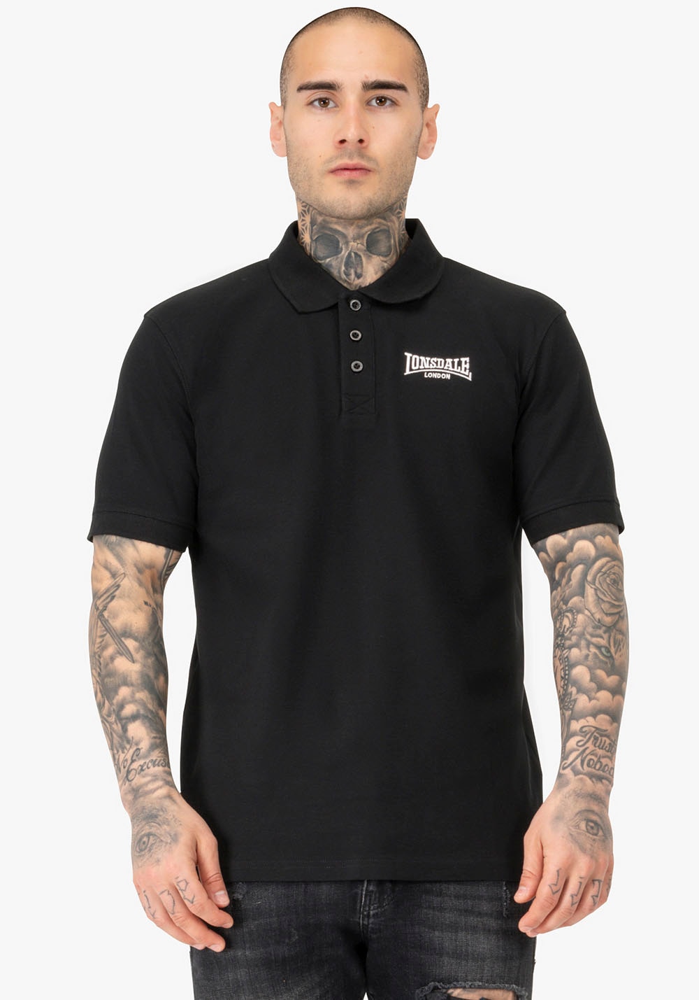 Lonsdale Poloshirt »POLOSHIRT NORMALE PASSFORM DOPPELPACK LINGHOLME«, (Packung, 2 tlg.)