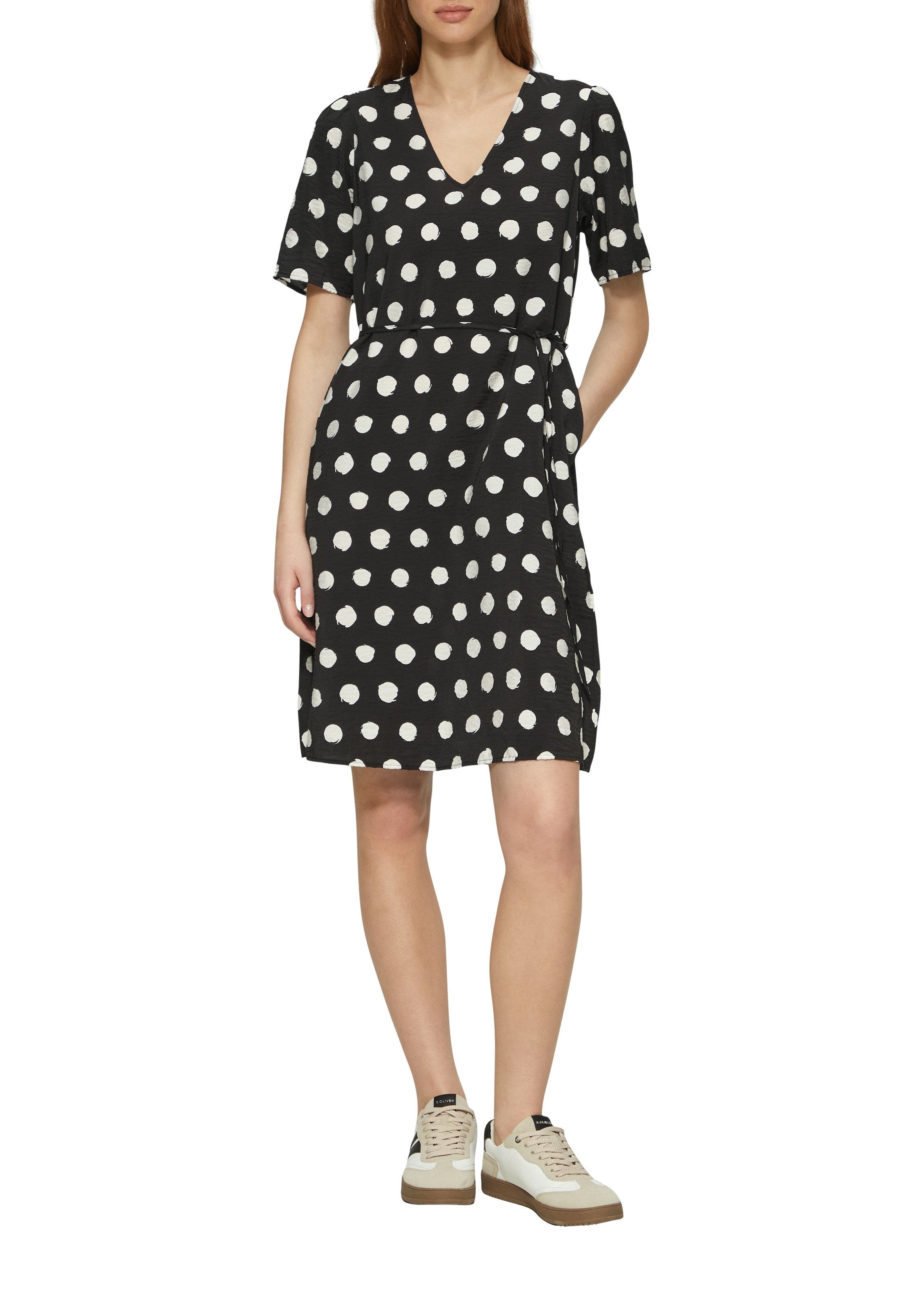 s.Oliver Minikleid, mit All-Over Print