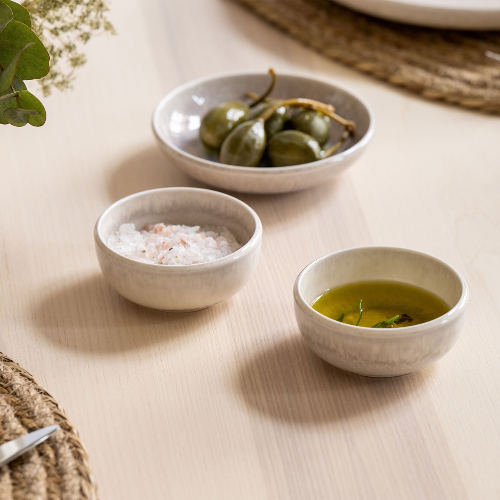 like. by Villeroy & Boch Dipschale »Dipschalen Perlemor Sand ø 8 cm 4er Set beige« 4 Spülmaschinengeeignet, Mikrowellengeeignet