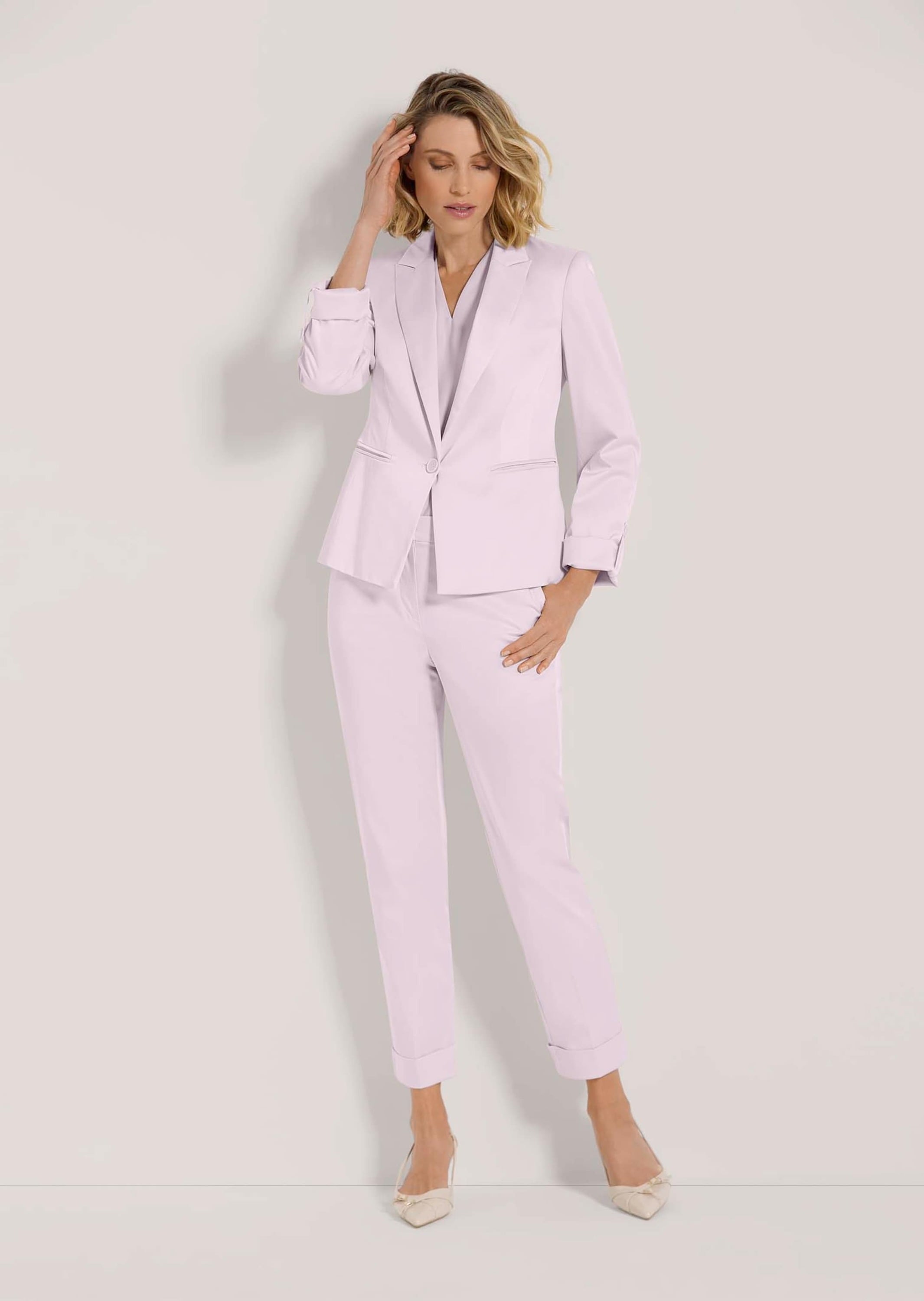 MADELEINE Jackenblazer »Kurzblazer Eleganter Einreiher mit Reverskragen« Eingearbeitete Leistentaschen