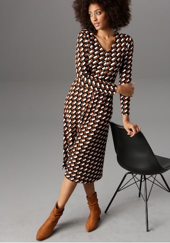 Aniston SELECTED Jerseykleid, mit Knopfleiste kaufen