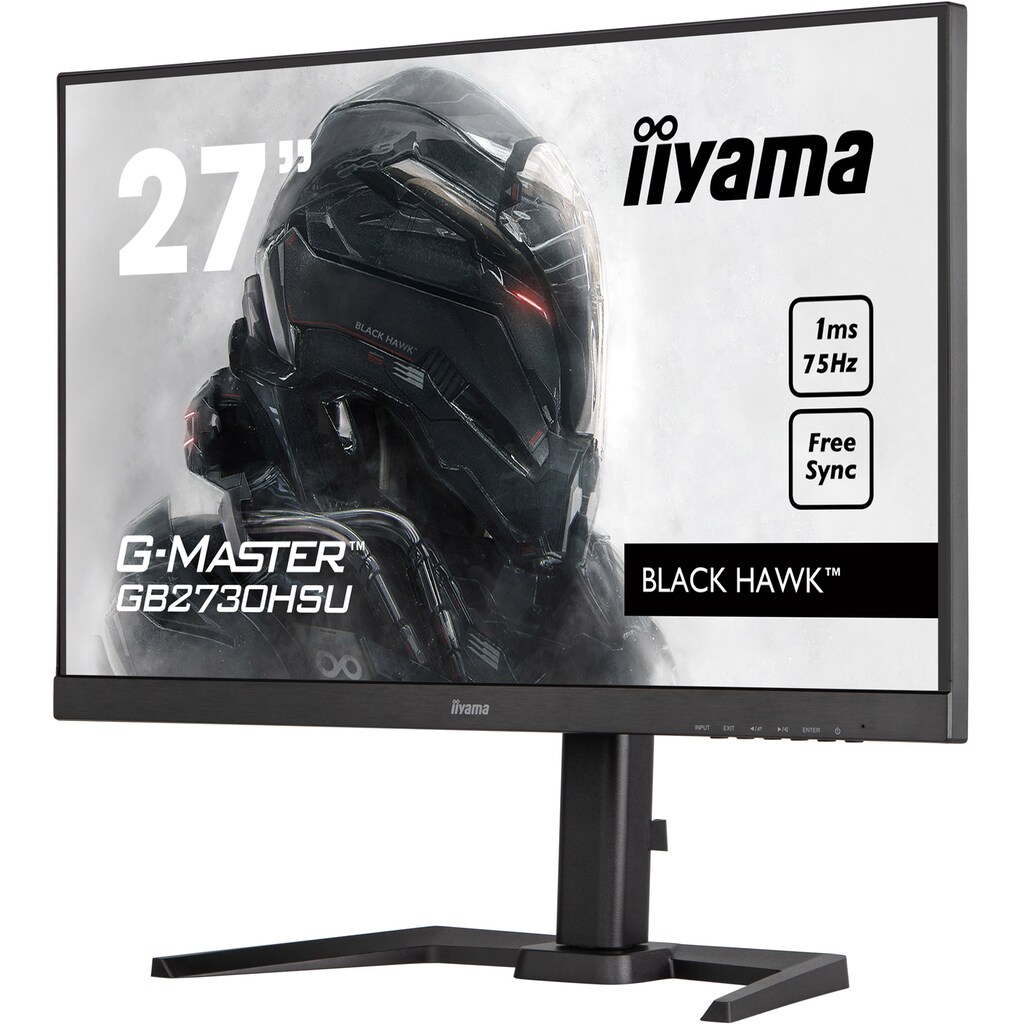 Iiyama Gaming-LED-Monitor »GB2730HSU-B5«, 68,6 cm/27 Zoll, 1920 x 1080 px, Full HD, 1 ms Reaktionszeit, 75 Hz