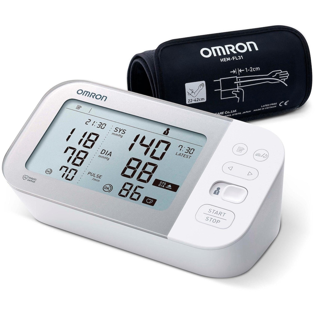 Omron Oberarm-Blutdruckmessgerät »X7 Smart«