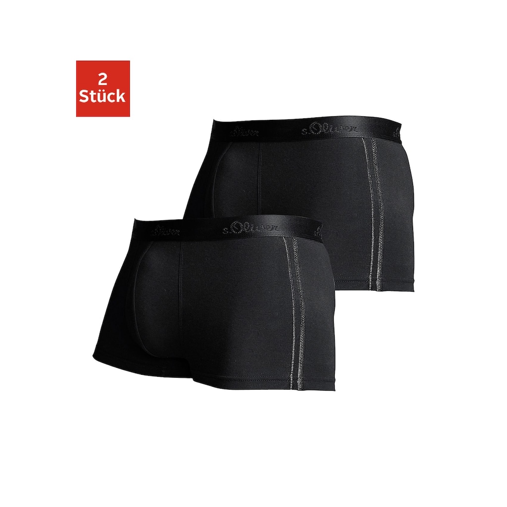 s.Oliver Boxershorts, (Packung, 2 St.)