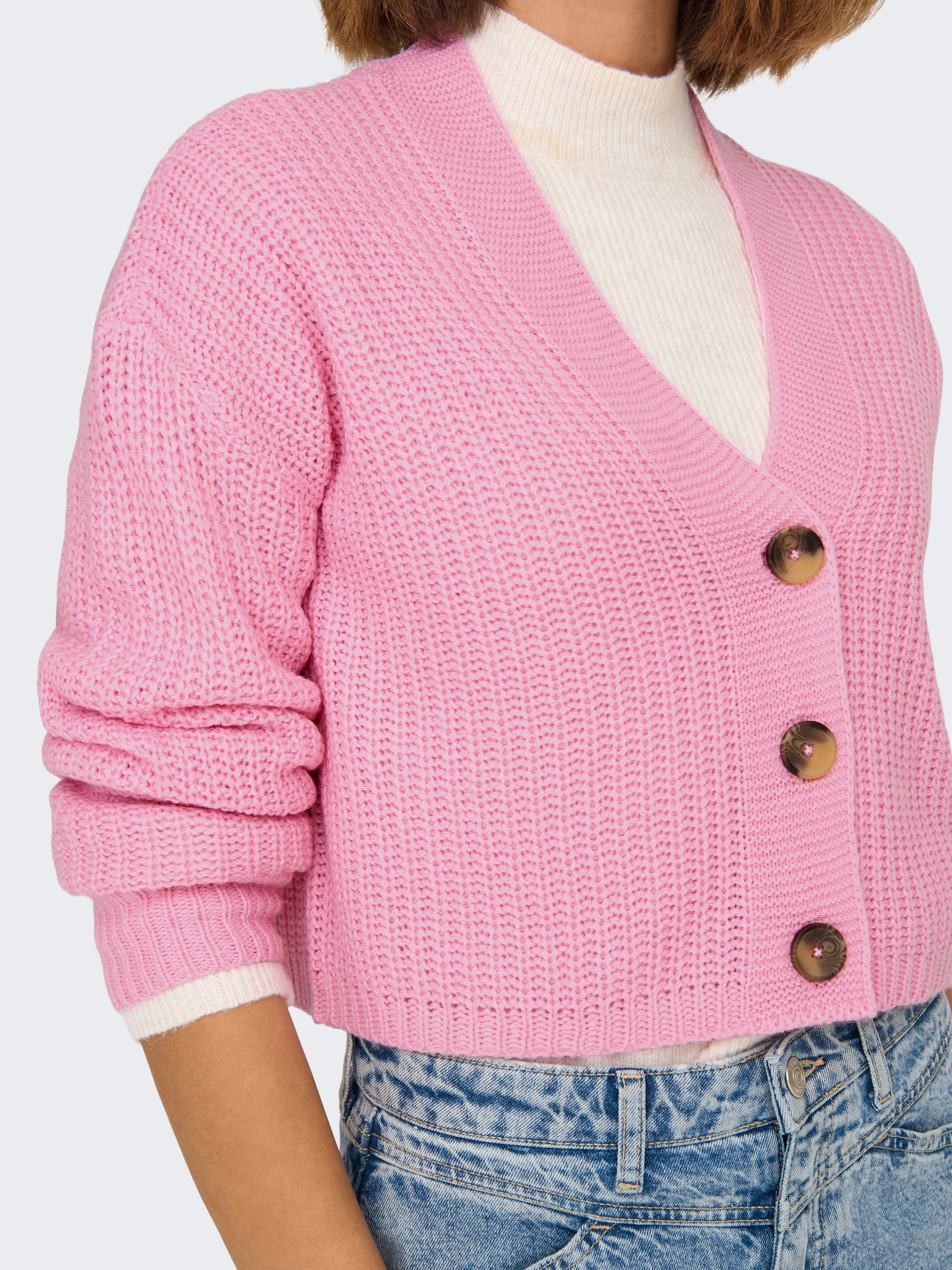 ONLY »ONLCAROL NICE L/S CARDIGAN KNT NOOS« Kunstfaser, regular fit