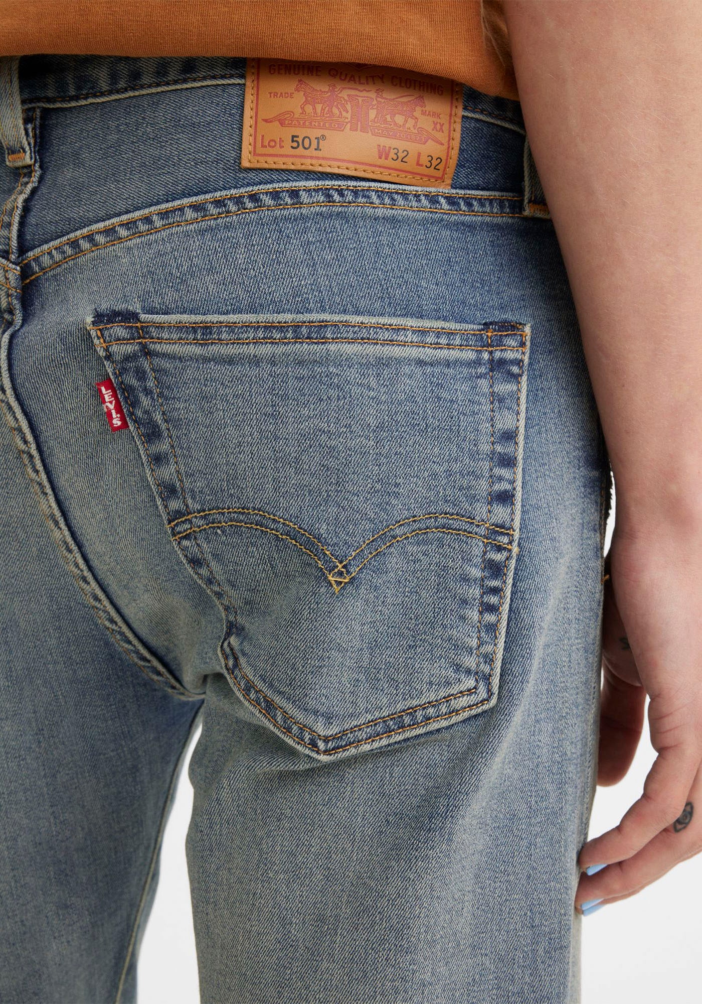 Levi's® Straight-Jeans »501 LEVI'S ORIGINAL«, mit Markenlabel