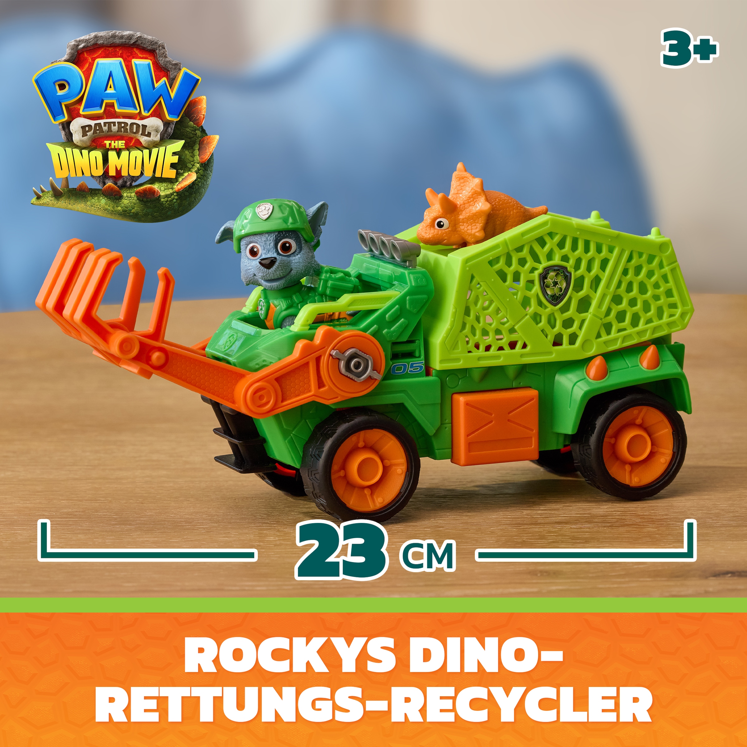 Spin Master Spielzeug-Auto »PAW Patrol: Der Dino Film, Rockys Dino-Rettungs-Recycler«