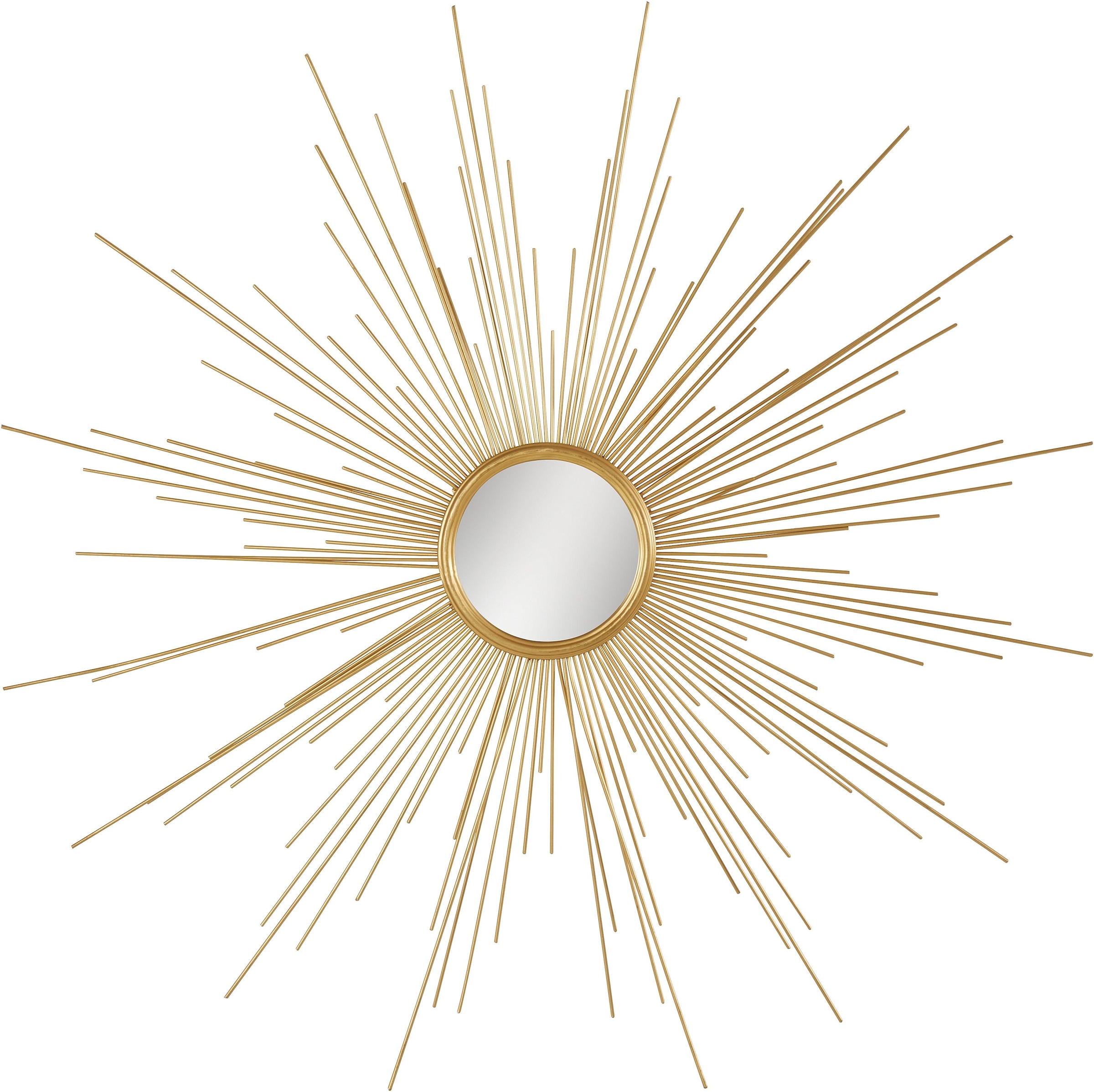 Leonique Dekospiegel »Sonne, gold«, XXL cm, aus 104 Wandspiegel, kaufen online Jahren | rund, 3 Ø Metall, Wanddeko, mit Garantie glamourös