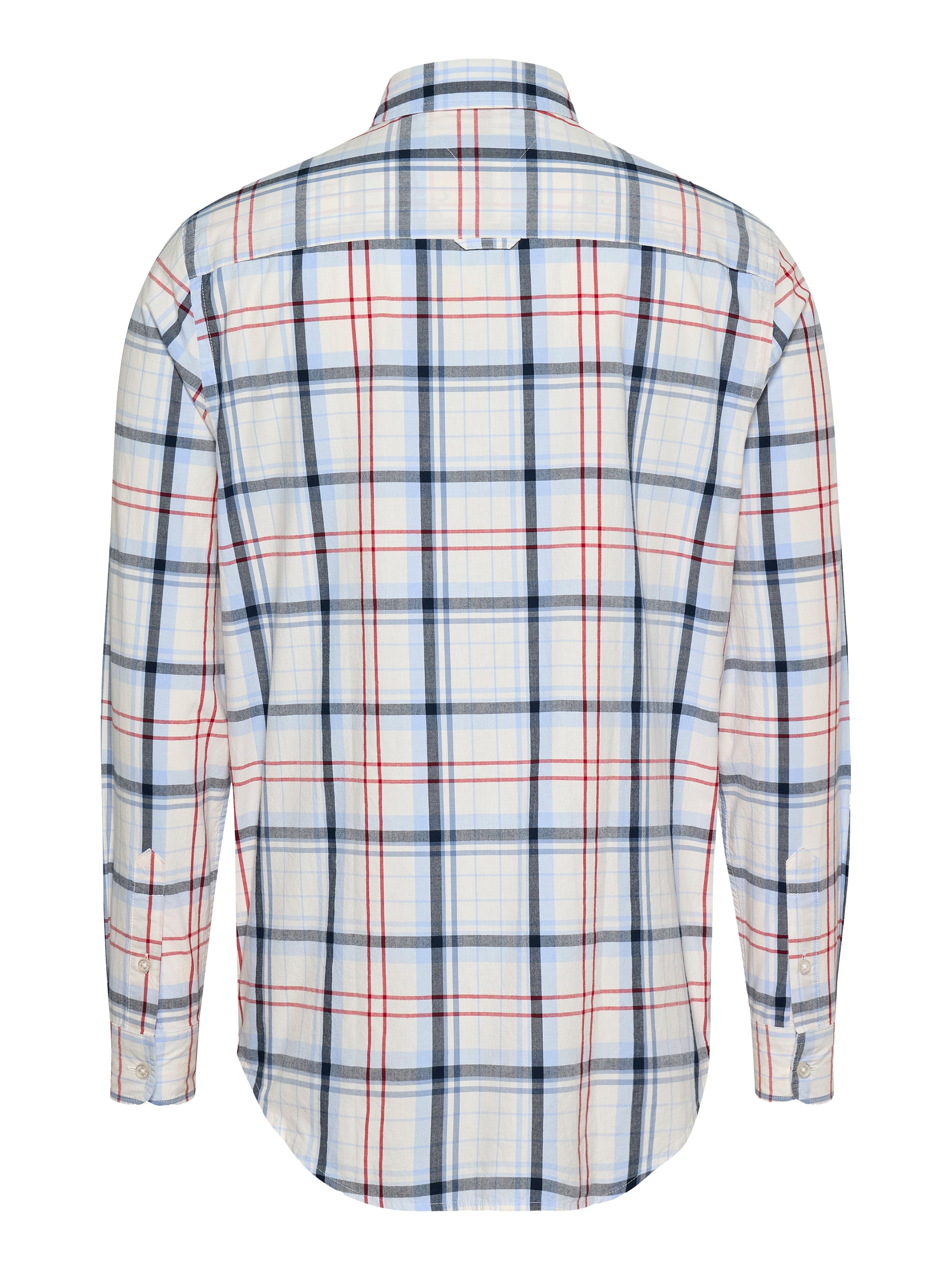 Tommy Jeans Langarmhemd »TJM REG POPLIN CHECK LS SHIRT«