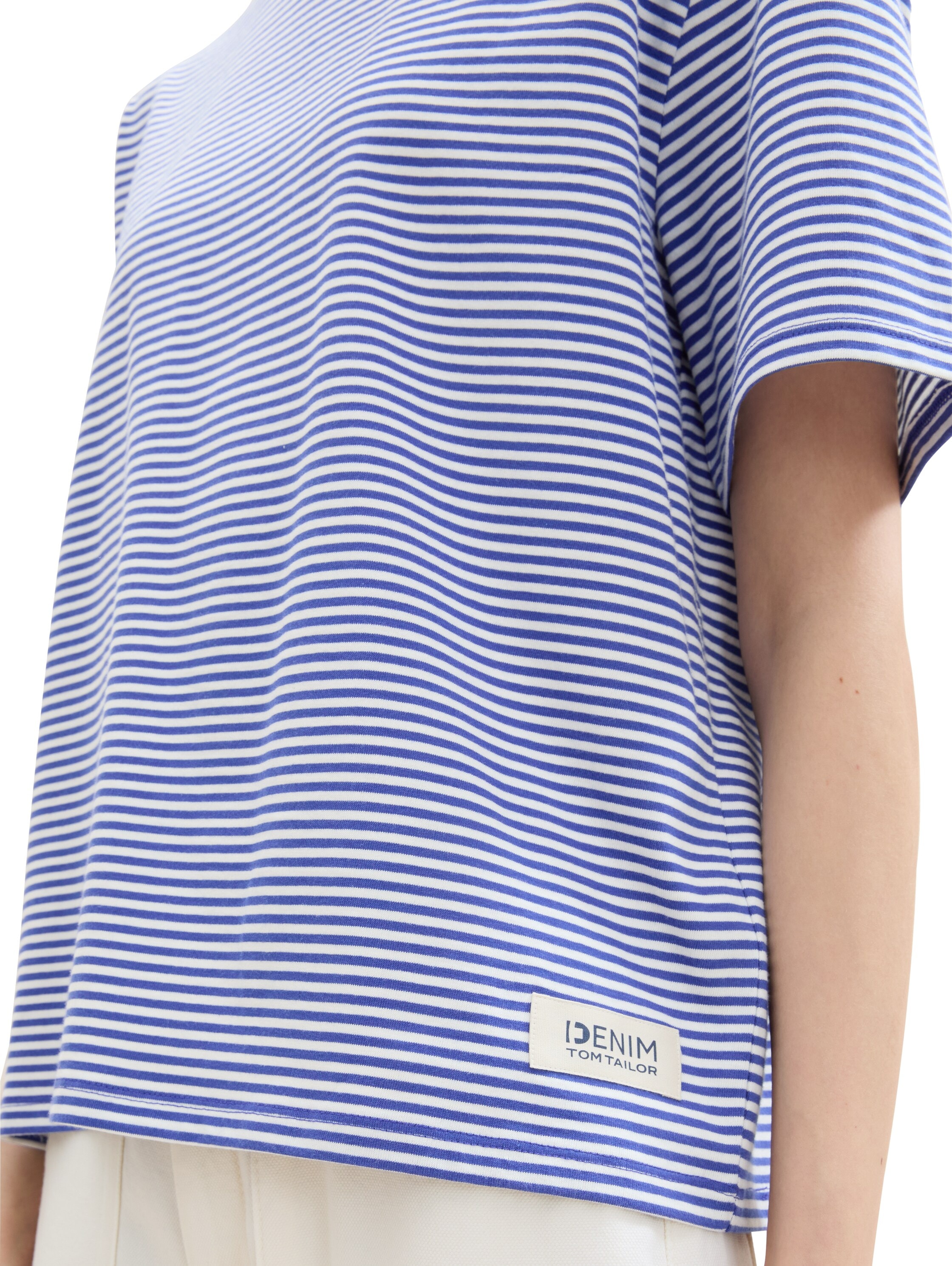 TOM TAILOR Denim T-Shirt »Boxy«, aus reiner Baumwolle