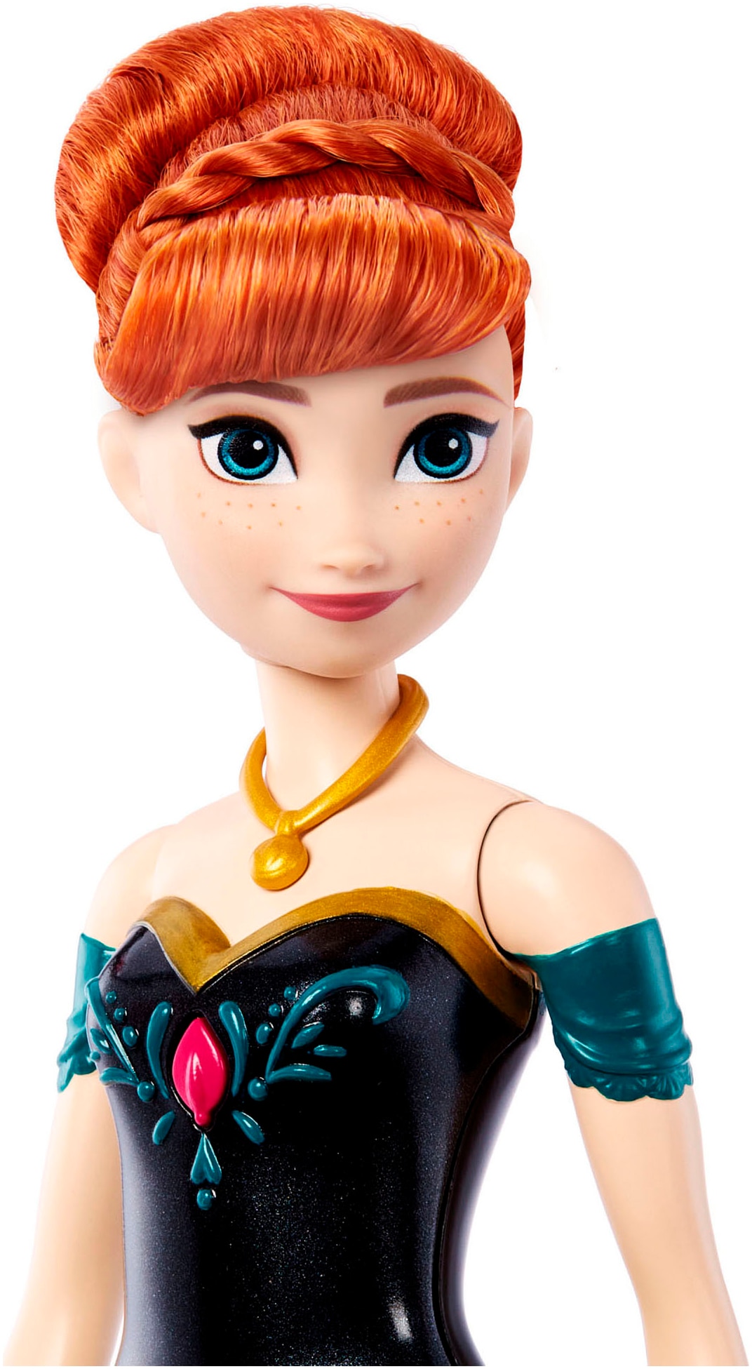 Mattel® Anziehpuppe »Disney Die Eiskönigin Singende Puppe Anna (D, I, E, F)«