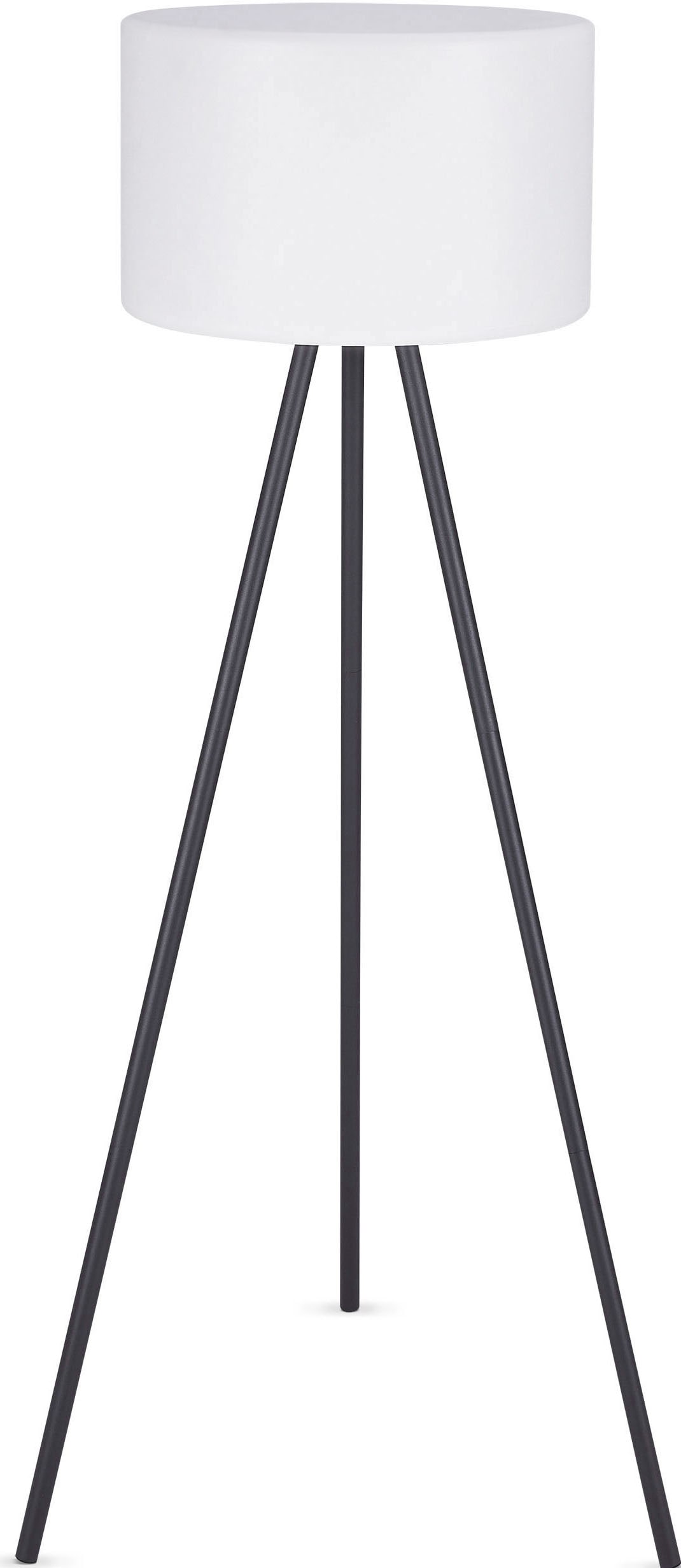 Paco Home Stehlampe »BRUCE«, LED In- Und Outdoor Garten Terrasse Aufladbar Akku Balkon Dreibein