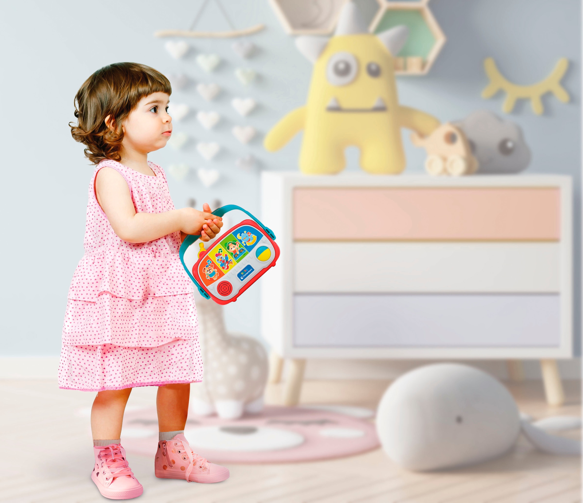Clementoni® Lernspielzeug »Baby Clementoni, Baby-Radio«, Mit Sound