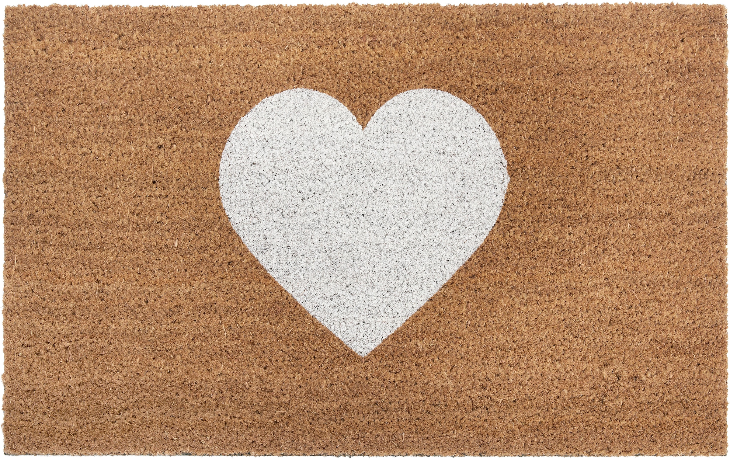 HANSE Home Fußmatte »Mix Mats Kokos Heart«, rechteckig, Kokos,  Schmutzfangmatte, Outdoor, Rutschfest, Innen, Kokosmatte, Flur | Fußmatten