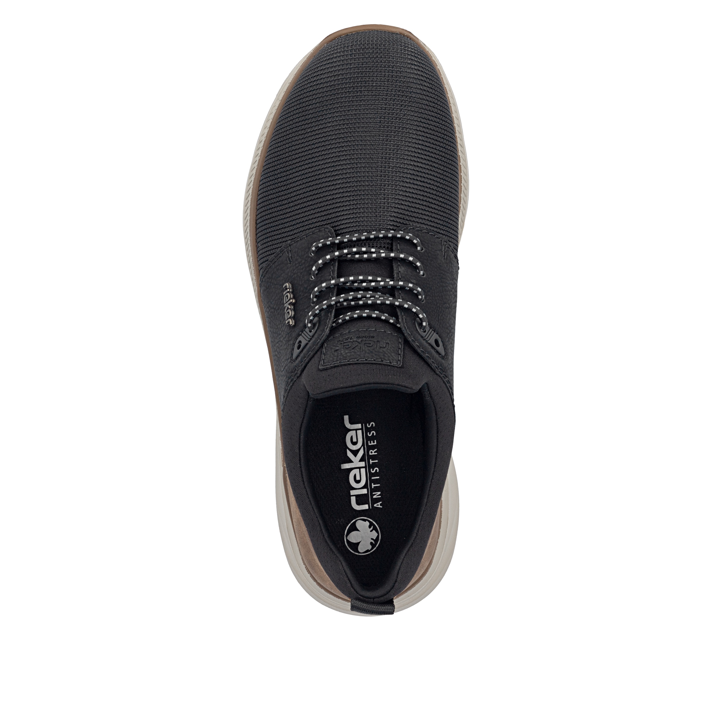 Rieker Slip-On Sneaker  Schlupfschuh, Halbschuh, Freizeitsneaker mit Gummizug, schmale Form