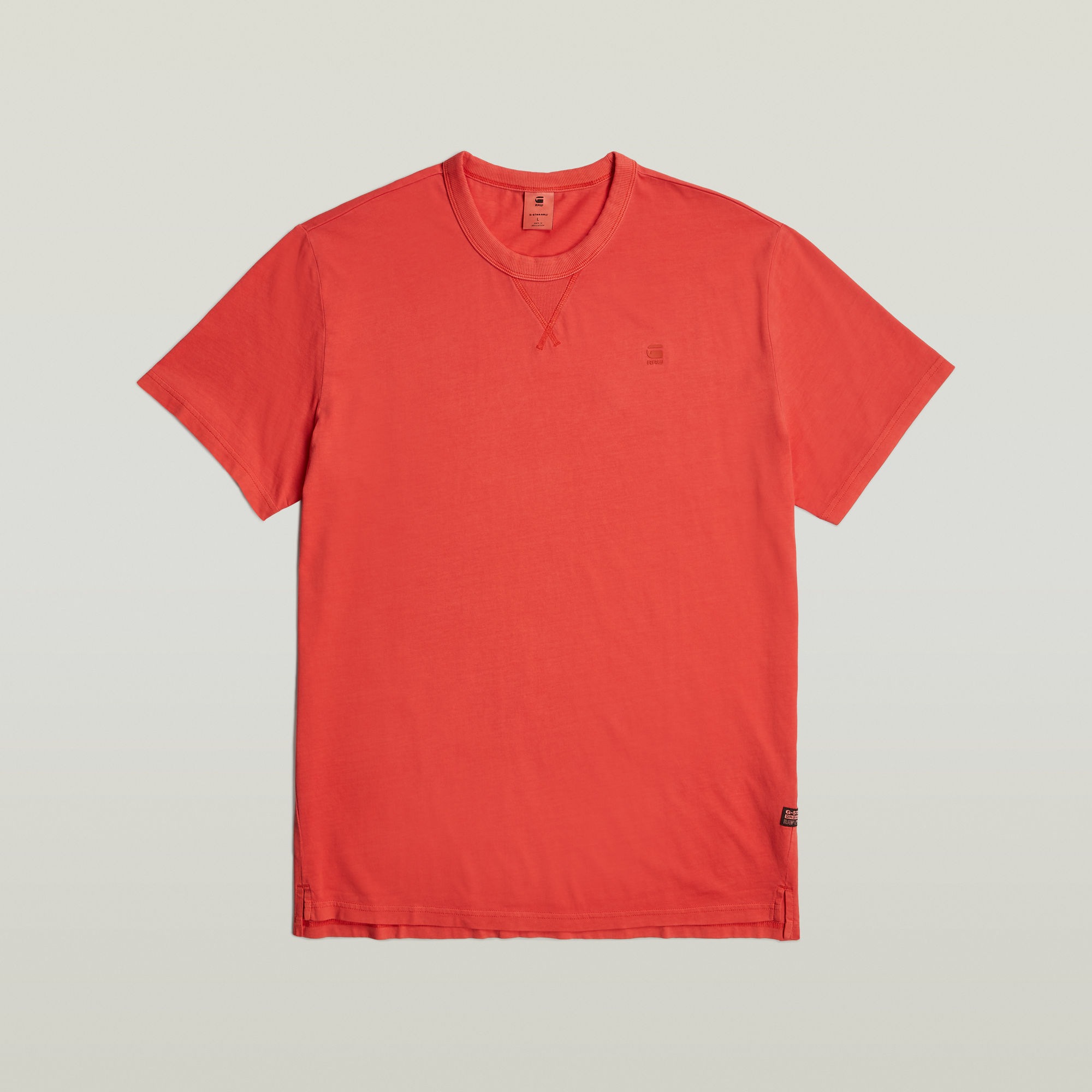 G-STAR T-Shirt »Nifous«, Rundhals, mit Rippeinsatz