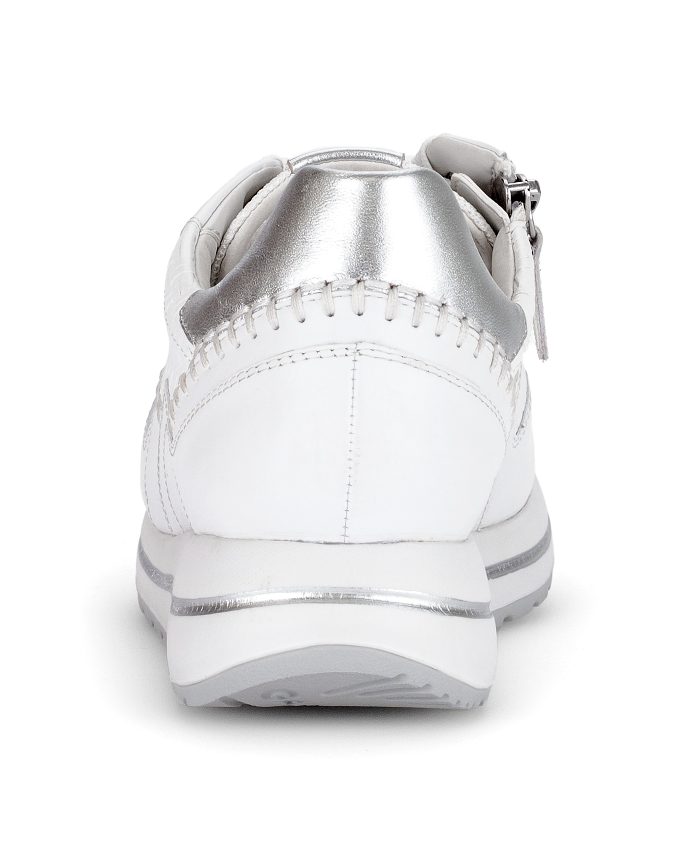 Gabor Keilsneaker »DAVOS«  , Freizeitschuh, Halbschuh, Schnürschh mit Flechtmuster, H-Weite