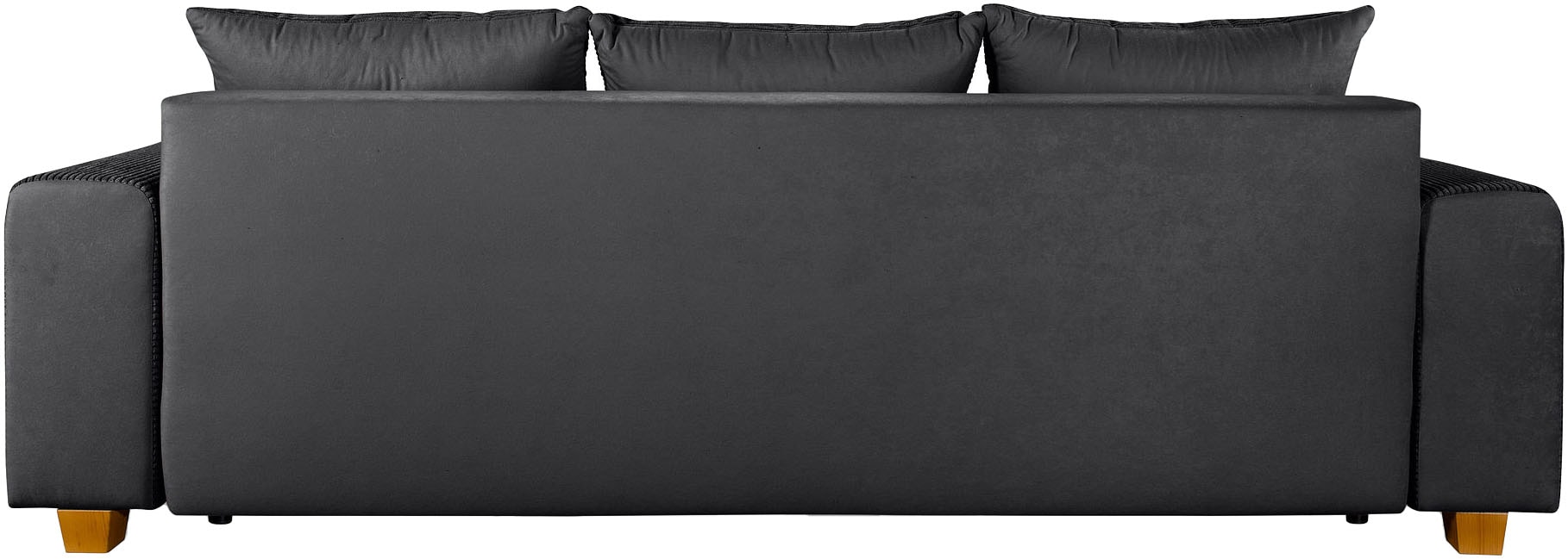 COLLECTION AB Schlafsofa »Yves, Liegefläche (B/T): 142/194 cm«, inkl. Bettfunktion, Bettkasten, Federkern & Zierkissen