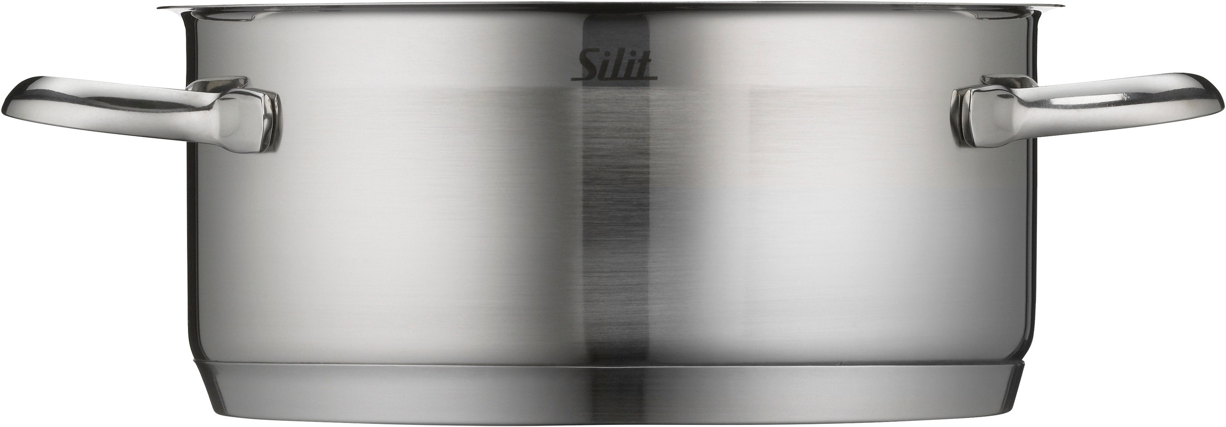 Silit Bratentopf »Achat«, Edelstahl 18/10, (2 tlg.), rostfrei, Silitherm-Allherdboden, induktionsgeeignet