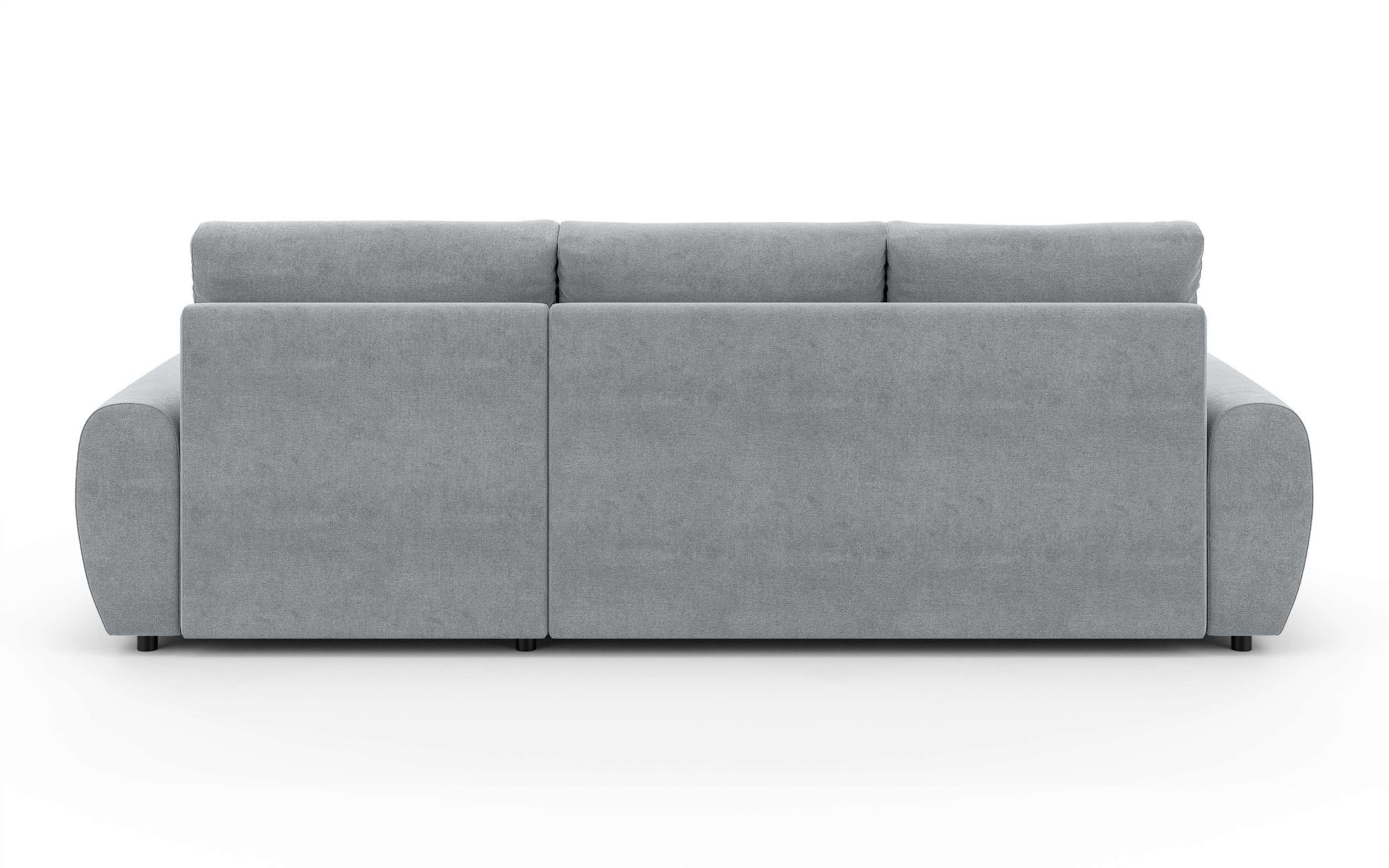 INOSIGN Ecksofa »HAVERHILL Schlafsofa mit Bettkasten, Maße B/H/T: 237/89/166 cm«, L-Form mit Recamiere links oder rechts bestellbar, Wellenunterfederung