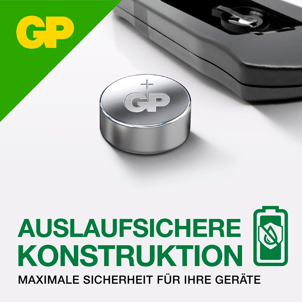 GP Batteries Knopfzelle »10er Pack GP189A«, LR1130, 1,5 V, (Packung, 10 St.)