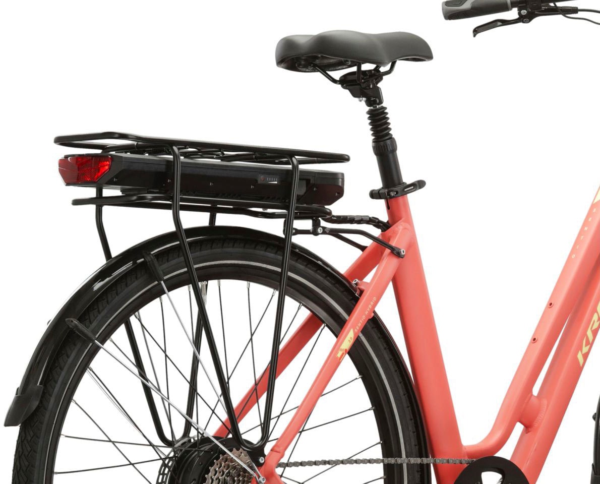 Kross E-Bike »E-Citybike Sentio Hybrid 2.0 28 Zoll orange«, 9 Gang, Shimano, Alivio T4000, Heckmotor 250 W, Pedelec, Elektrofahrrad für Damen und Herren