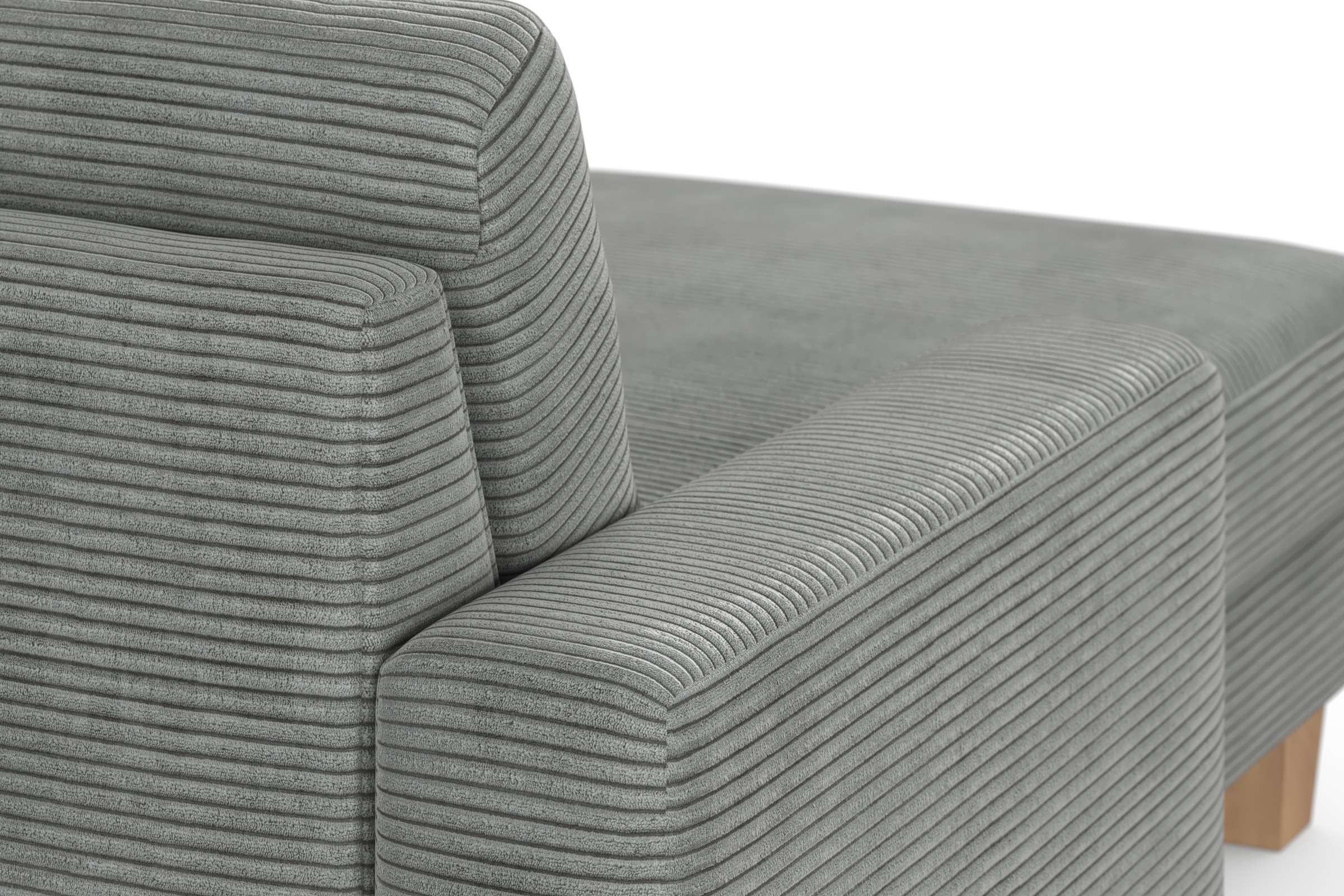 Home affaire Wohnlandschaft »Summer U-Form«, mit oder ohne Bettfunktion und Bettkasten, Cord-Bezug