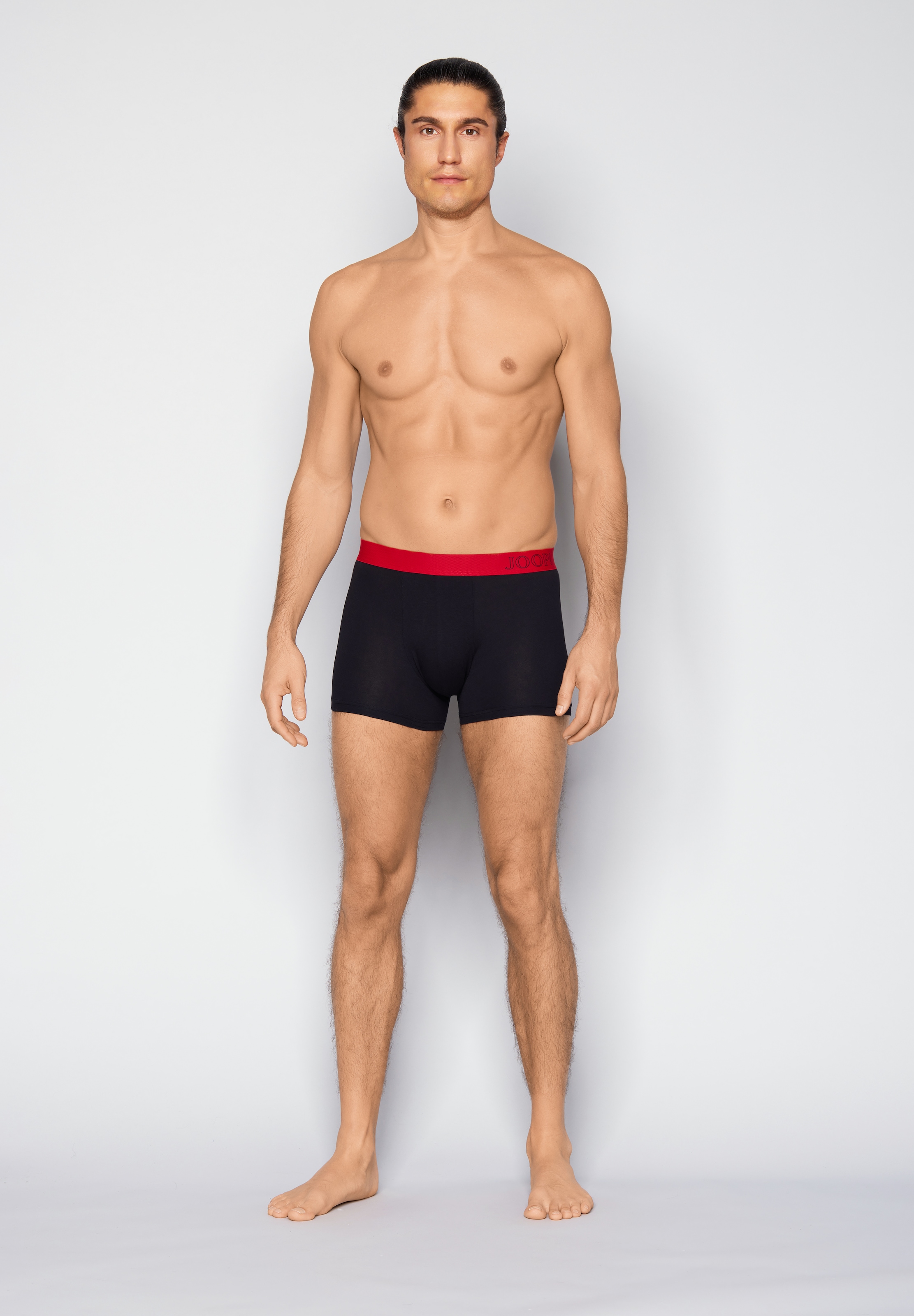 JOOP! Boxershorts »Everyday« ohne Eingriffe, Cornflower-Design, elastischer Logobund