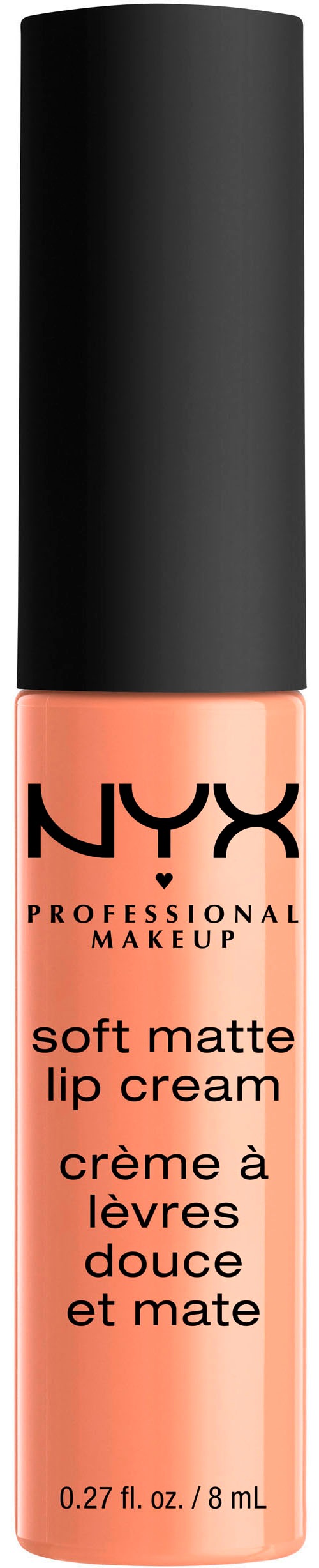 NYX Lippenstift »Professional Makeup Soft Matte Lip Cream«, mit natürlichen Inhaltstoffen