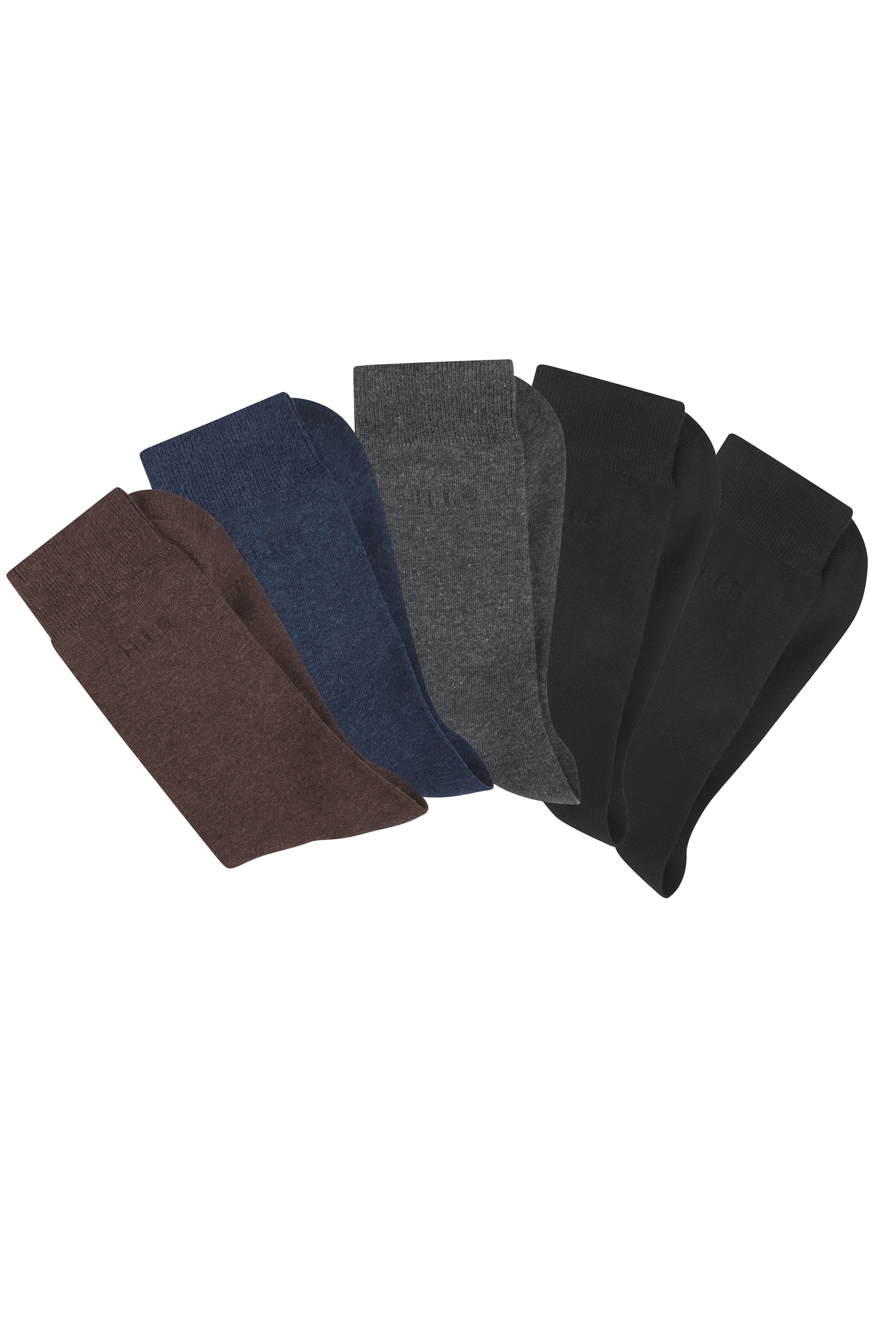 H.I.S Businesssocken Packung, 5 Paar tlg. mit klassischem Rippbündchen