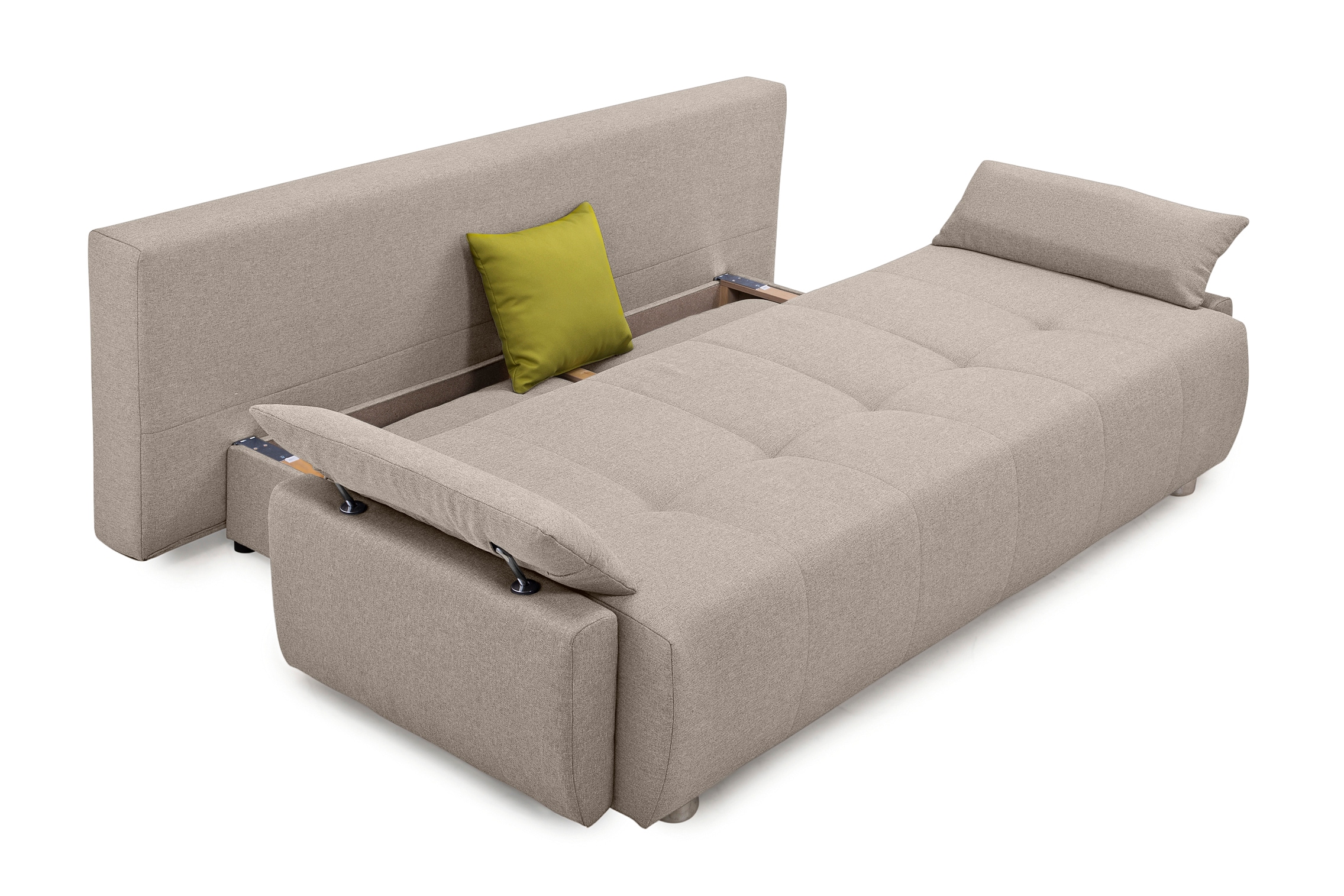 COLLECTION AB Schlafsofa »Funtastic«, mit Federkern, Bettfunktion, inklusive 2 Rücken- und 1 Zierkissen