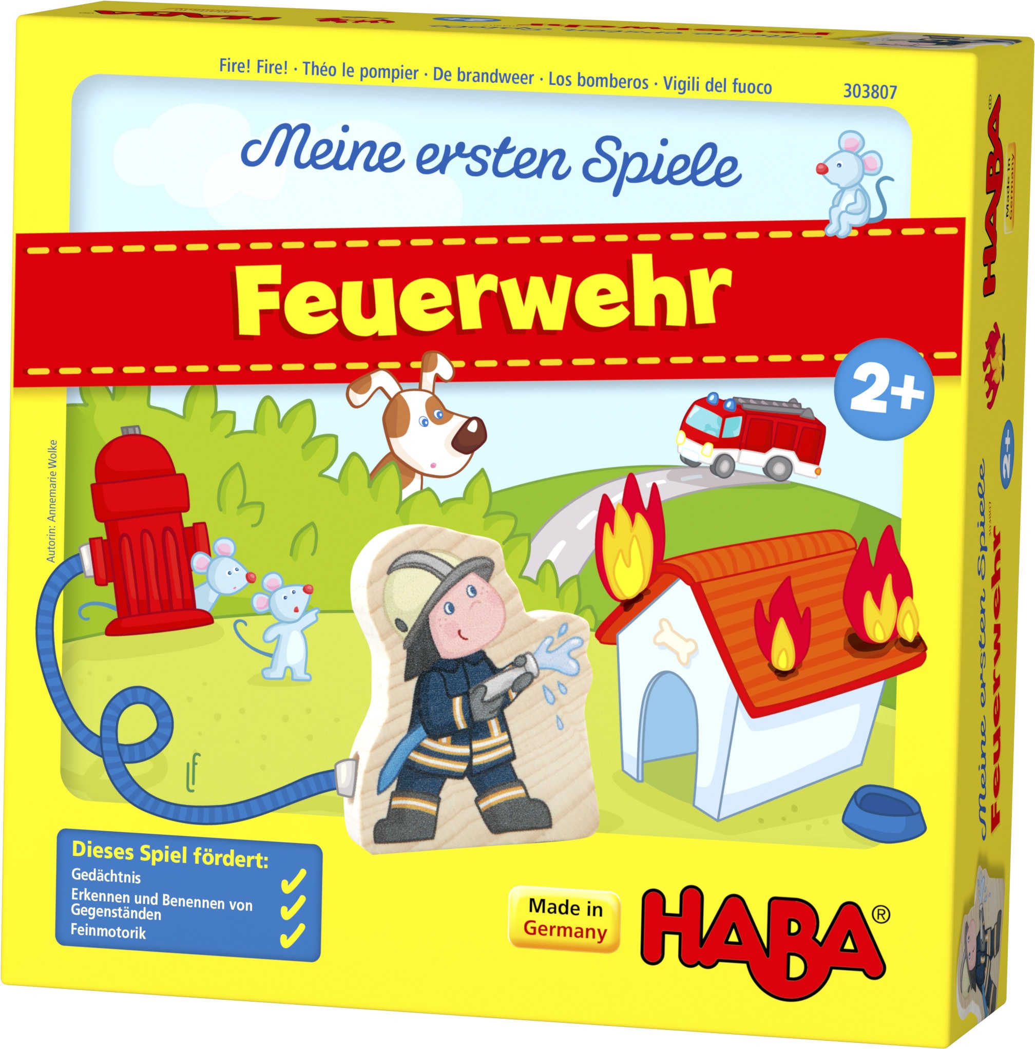 Haba Spiel »Meine ersten Spiele - Feuerwehr«, Made in Germany