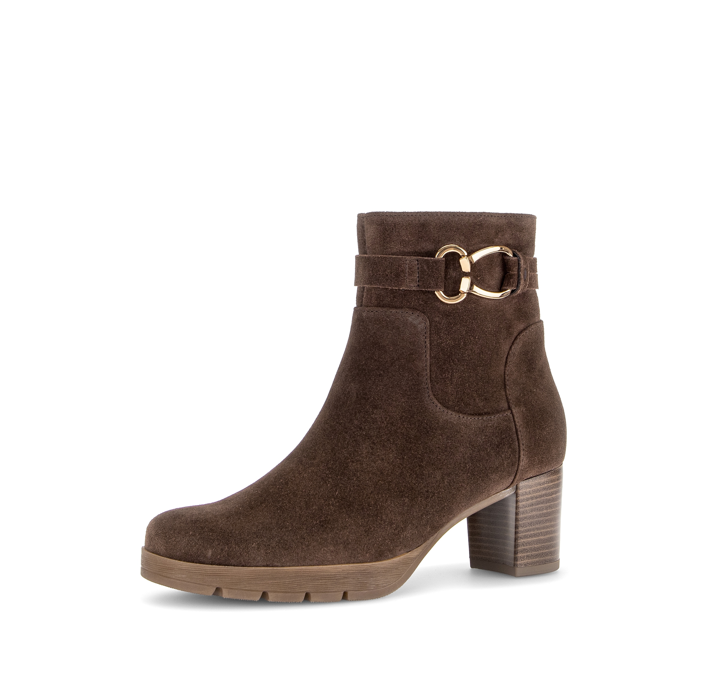 Gabor Stiefelette  Blockabsatz, Ankleboots mit modischer Zierschnalle