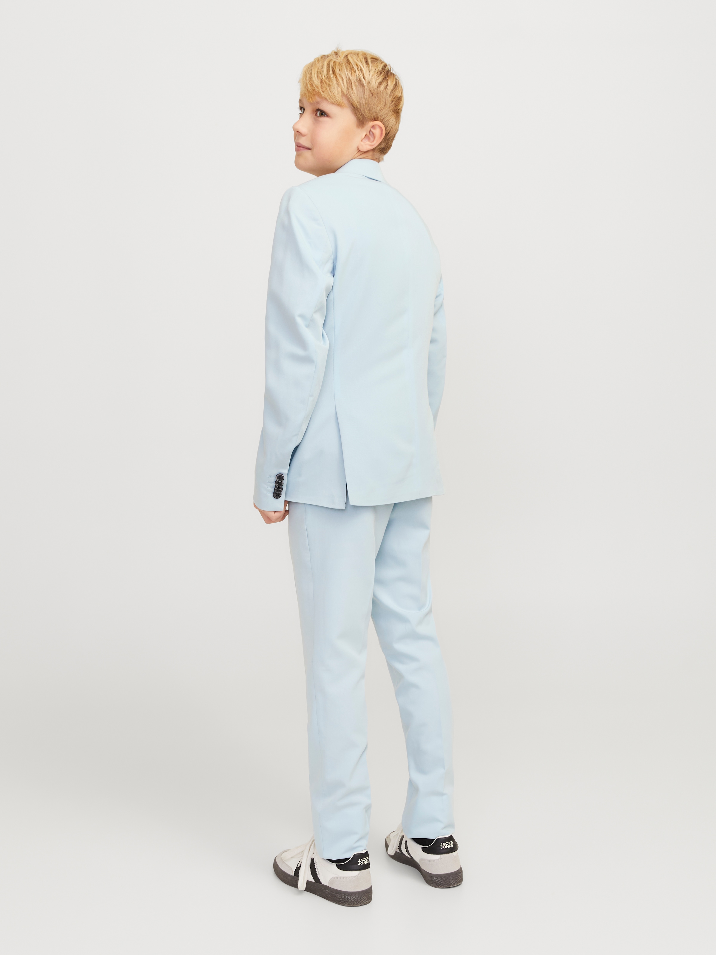 Jack & Jones Junior Anzughose »JPRSOLAR elastisch, pflegeleicht, komfortabel«, unifarben, modisch, slim fit, Web