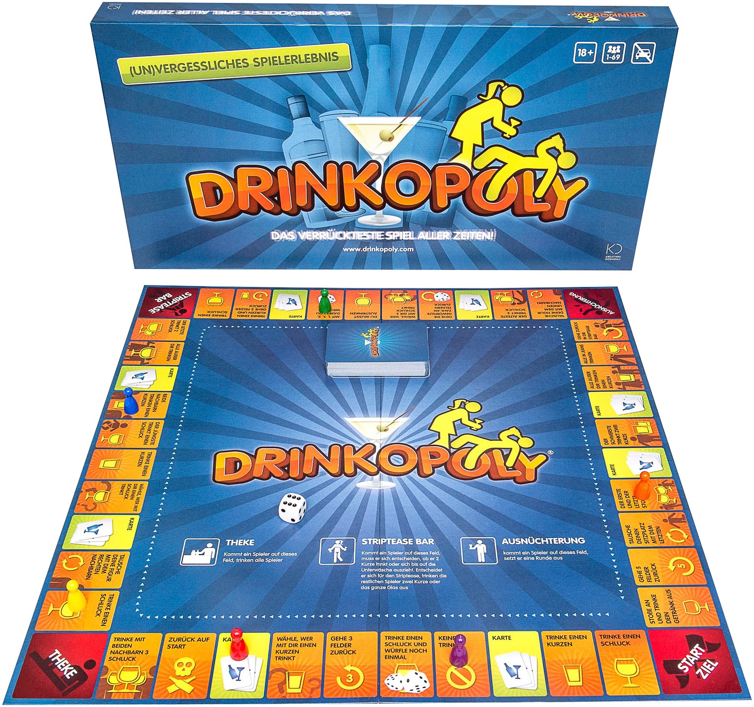 Spiel »Drinkopoly«, Made in Germany