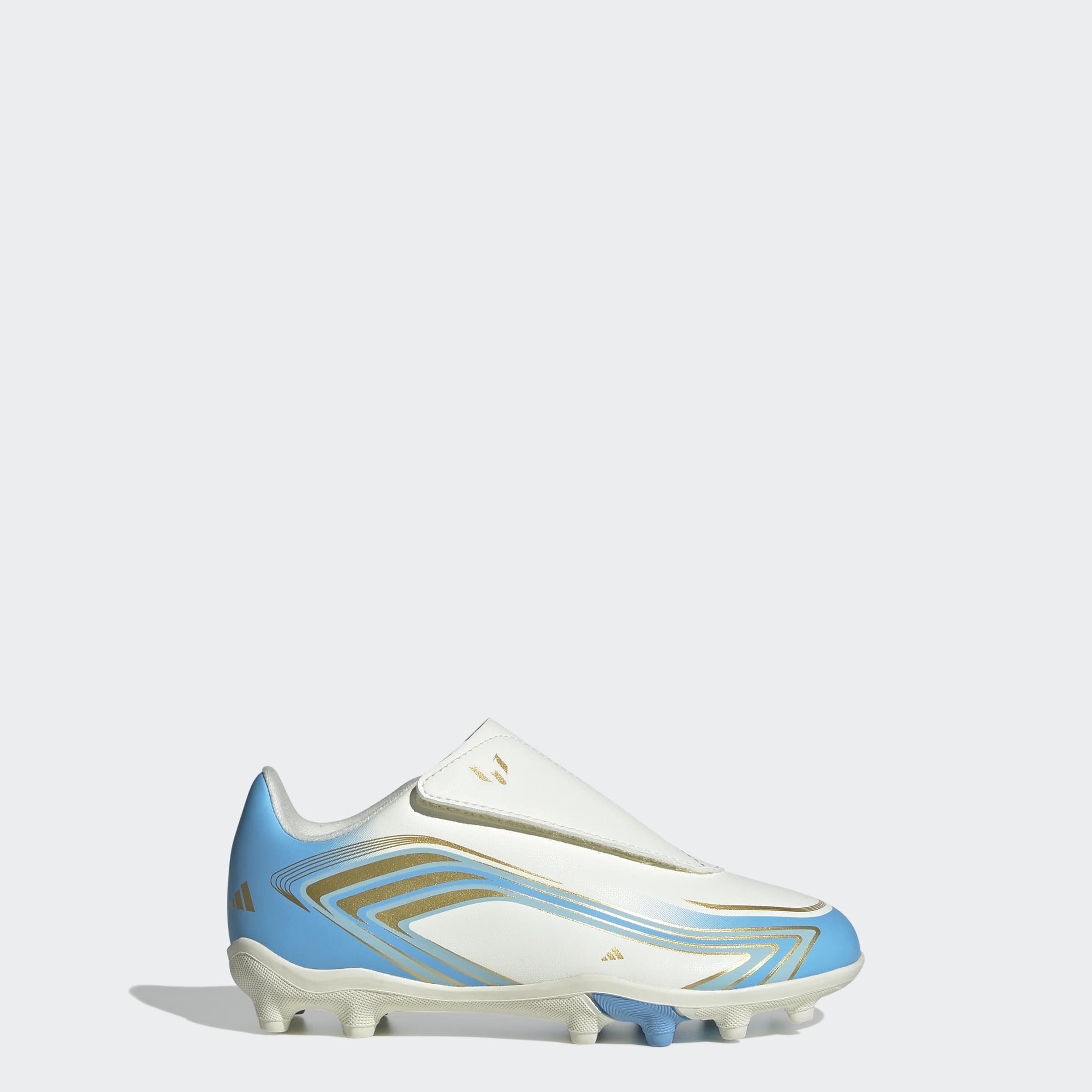 adidas Performance Fußballschuh »F50 MESSI CLUB KIDS , FESTE / GEMISCHTE BÖDEN, KLETTVERSCHLUSS«  für viele verschiedene Böden geeignet, für Jugendliche & Kinder