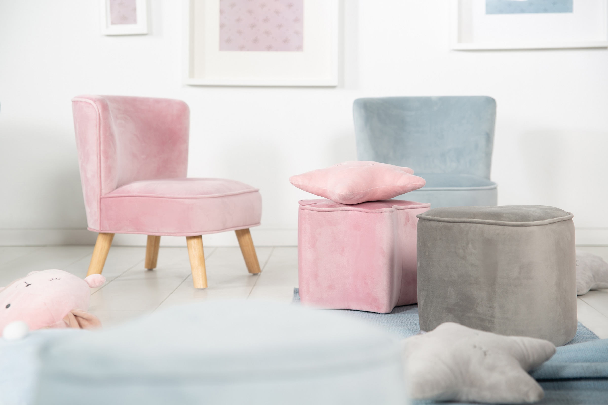 roba® Kindersessel »Lil Sofa«, mit Holzfüßen bei ♕